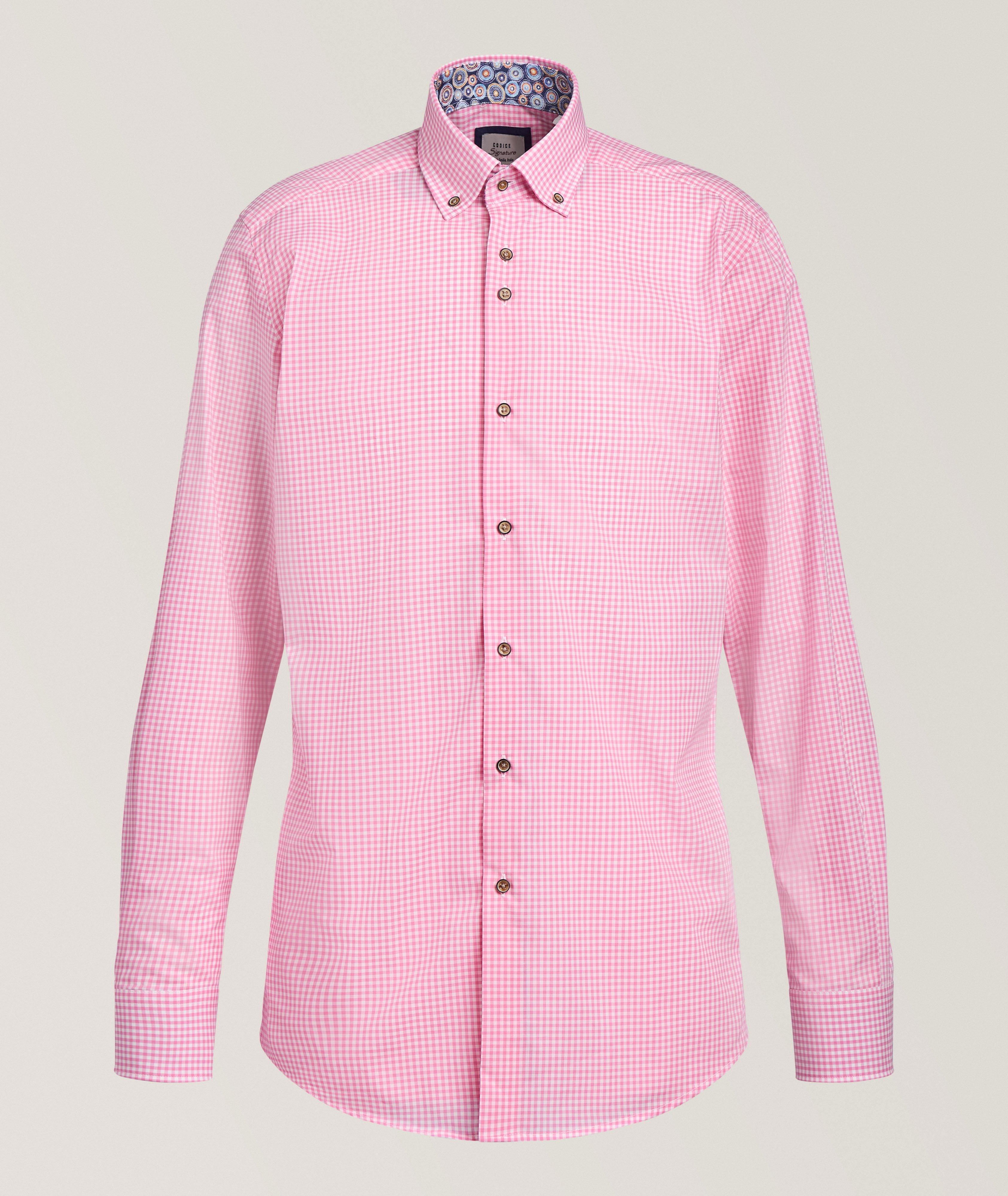 Codice Gingham Cotton Shirt 