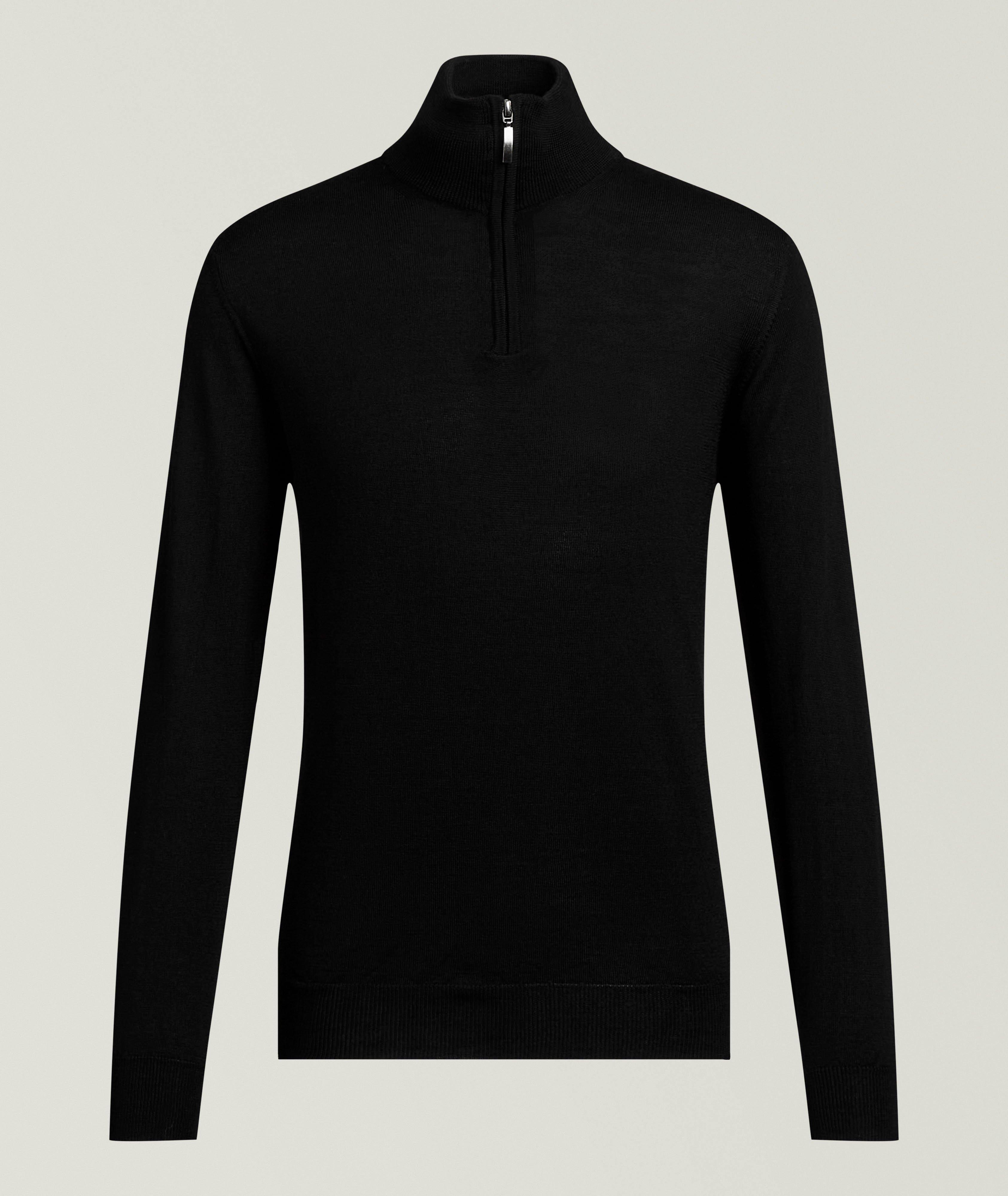 Horst Pull quart-zippée laine mérinos