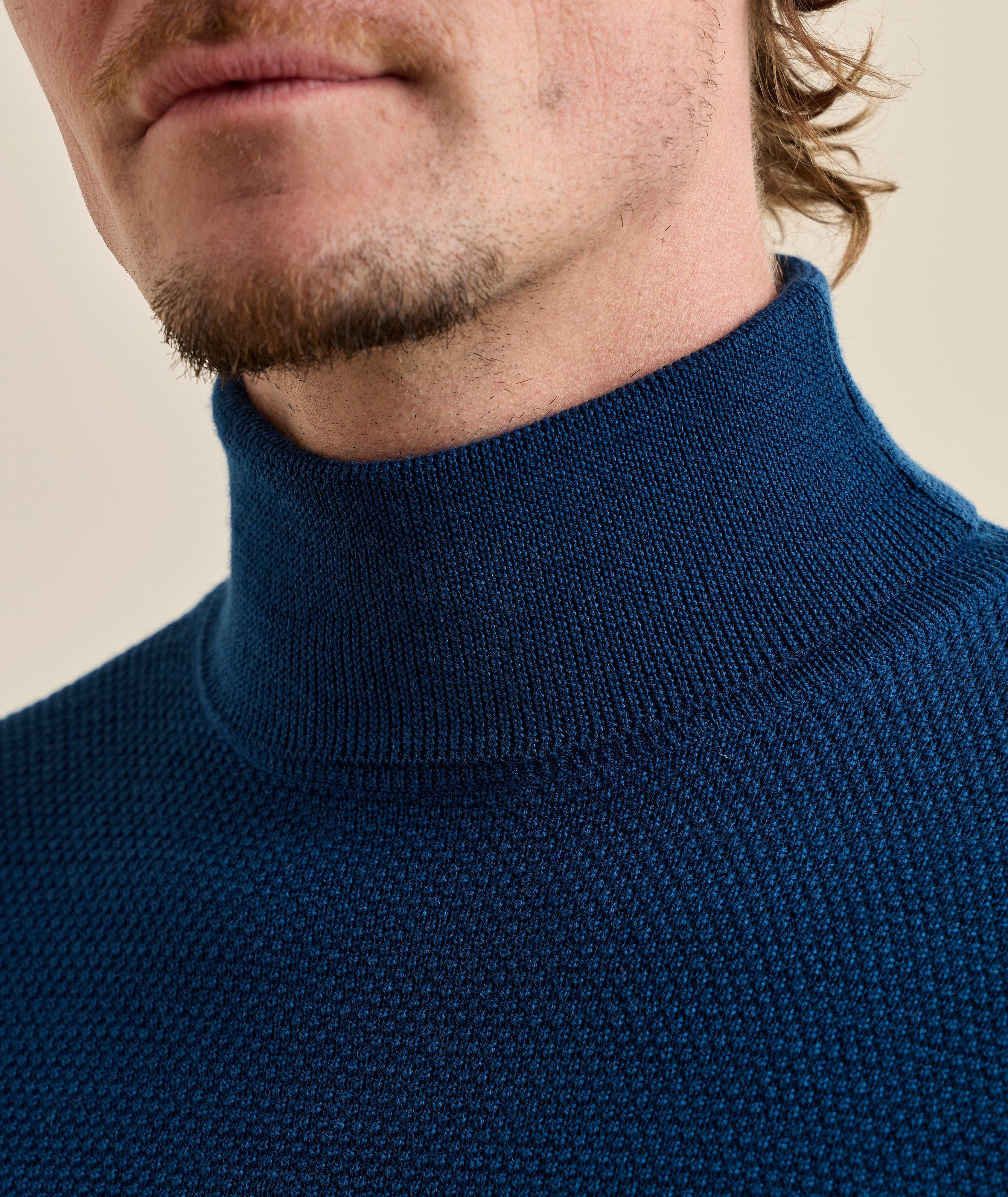 Pull col roulé laine mérinos extrafine image 2