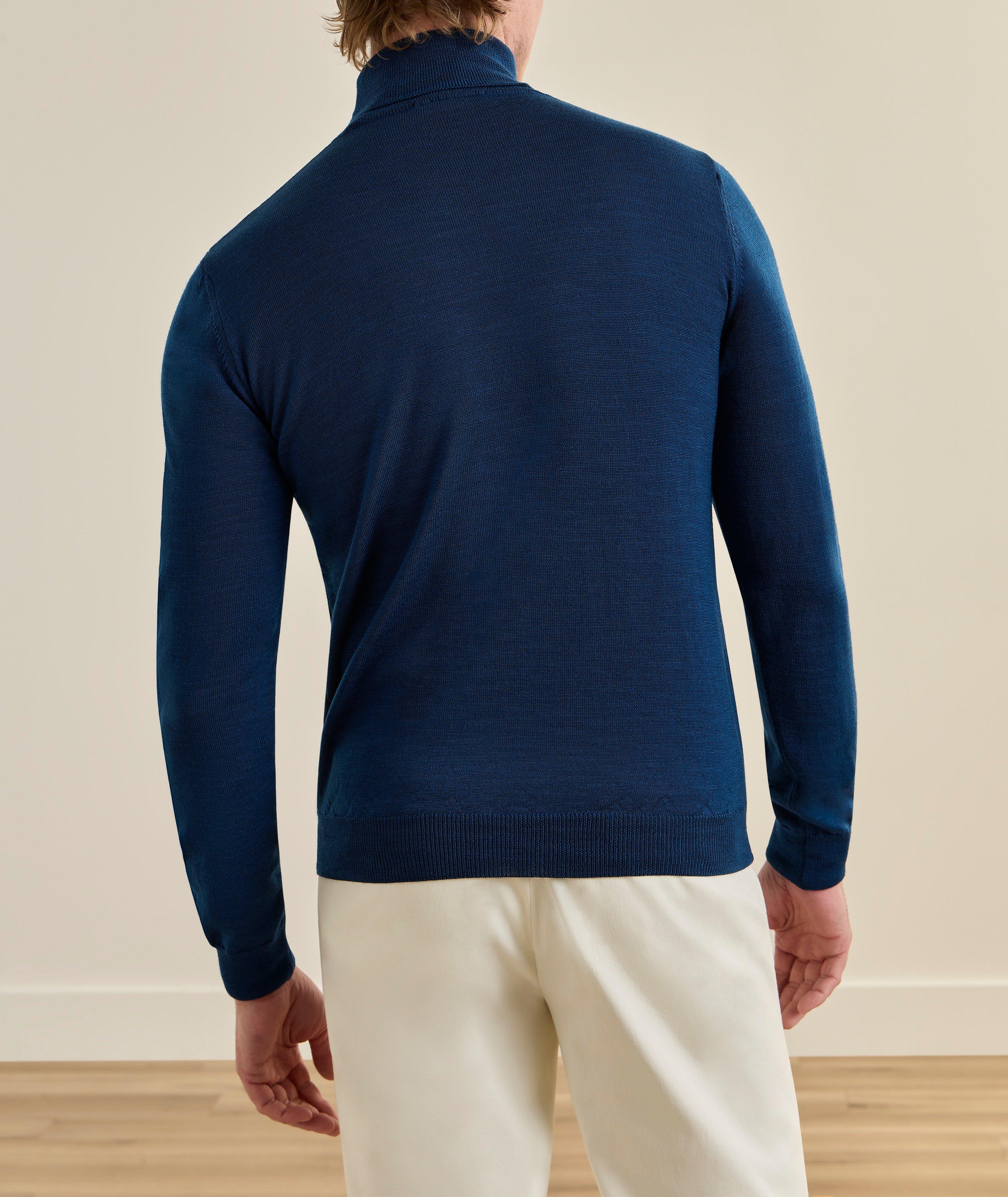 Pull col roulé laine mérinos extrafine image 3