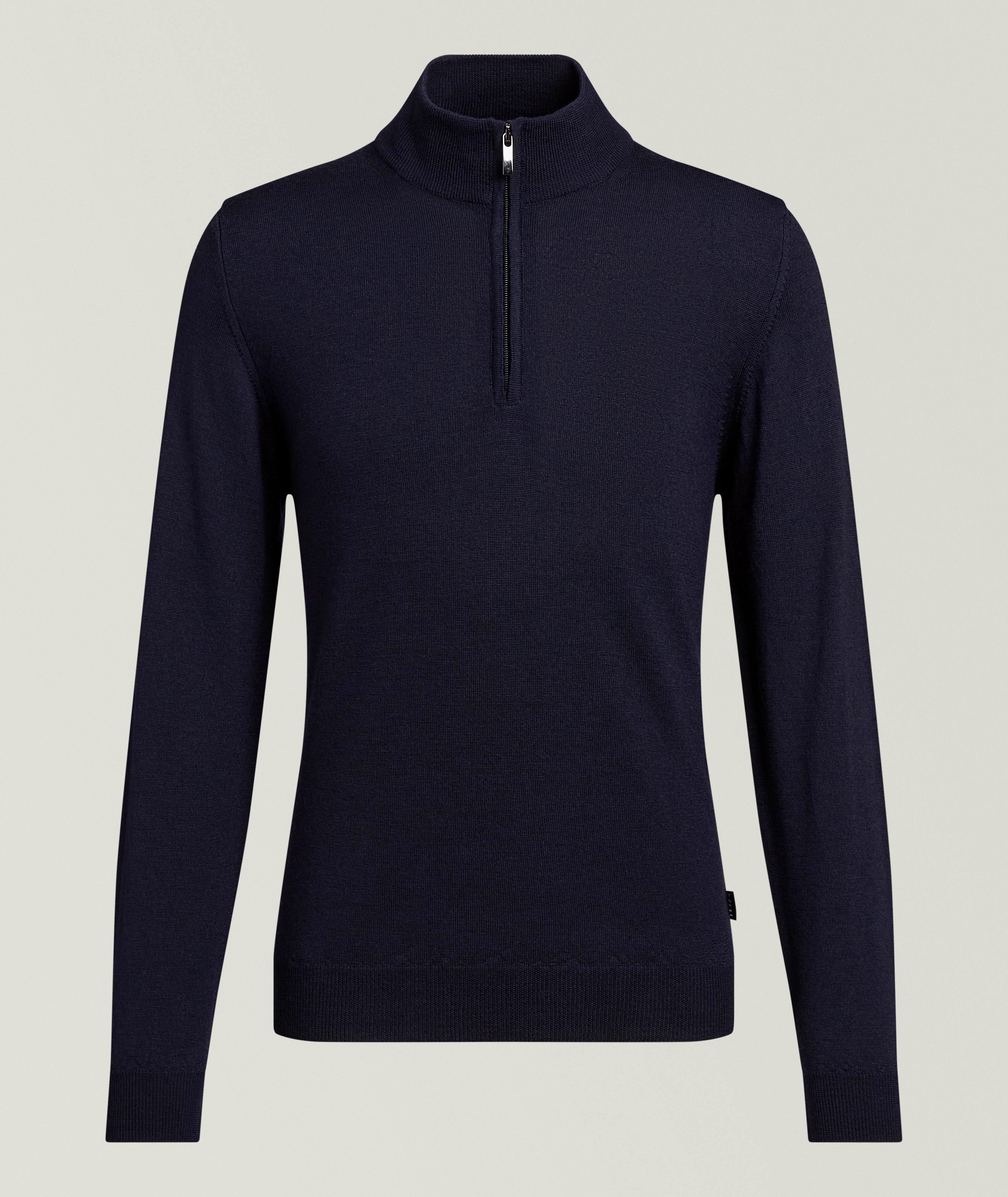 Horst Pull quart-zippée laine mérinos