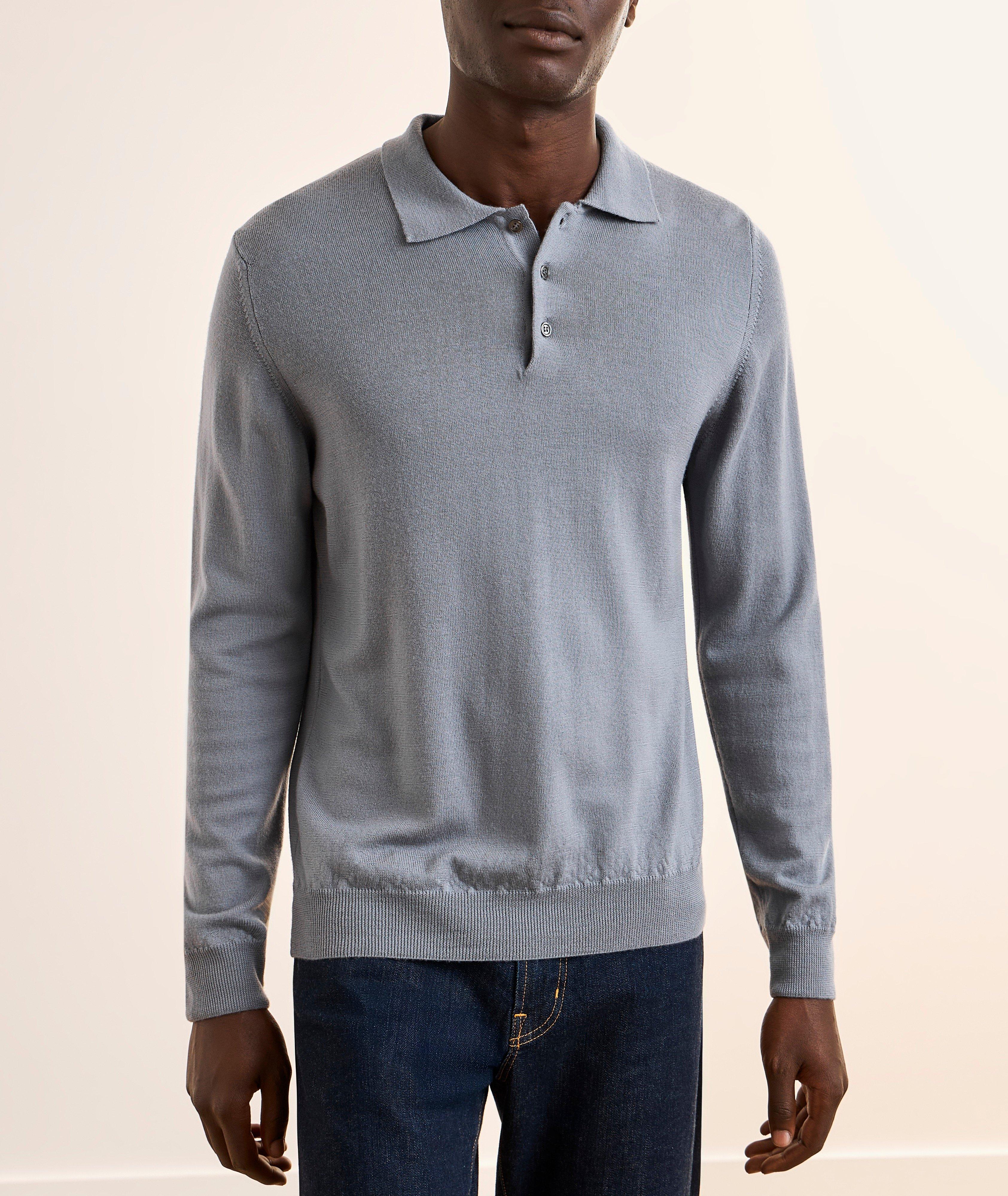 Polo laine mérinos extrafine image 1