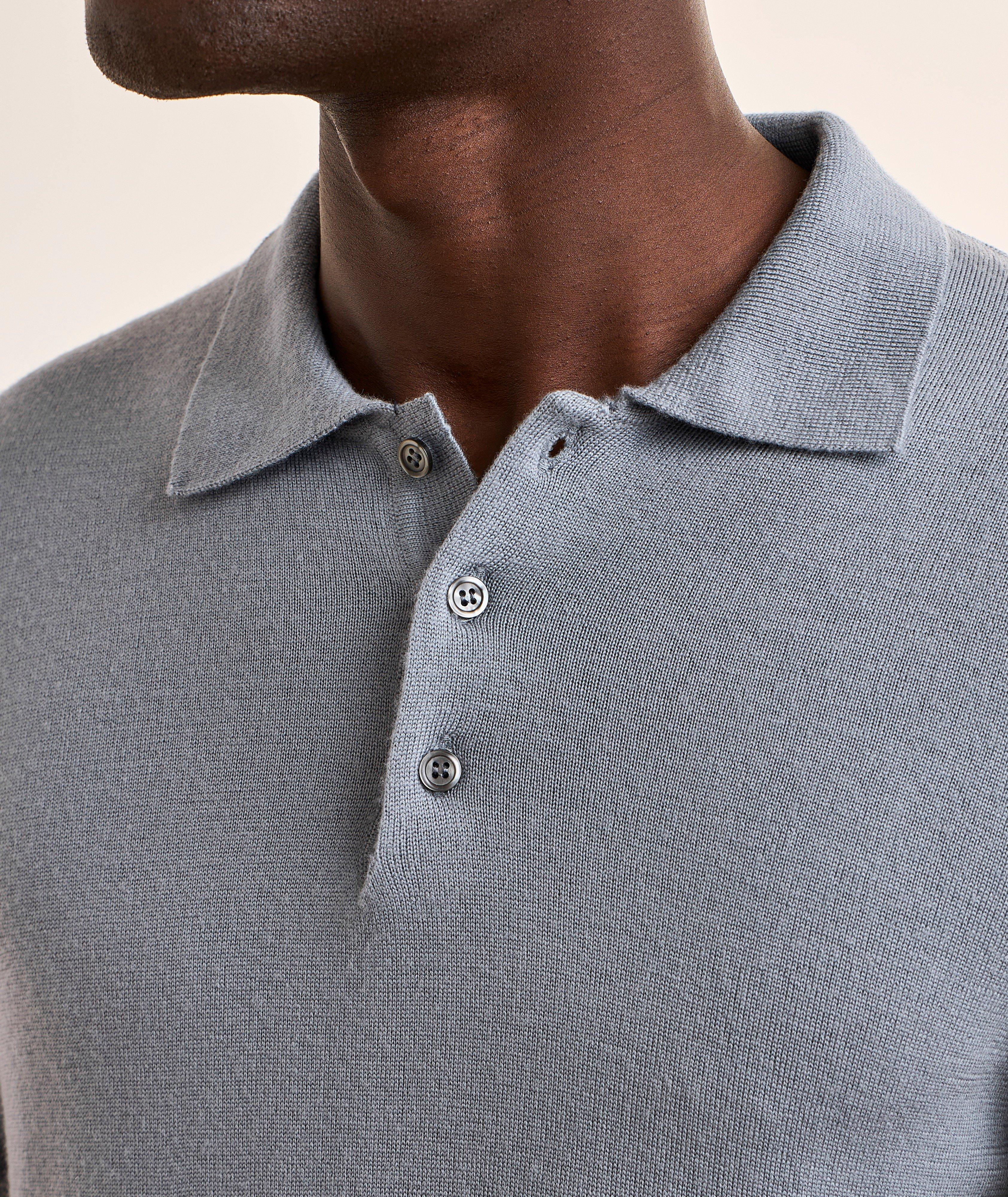 Polo laine mérinos extrafine image 3