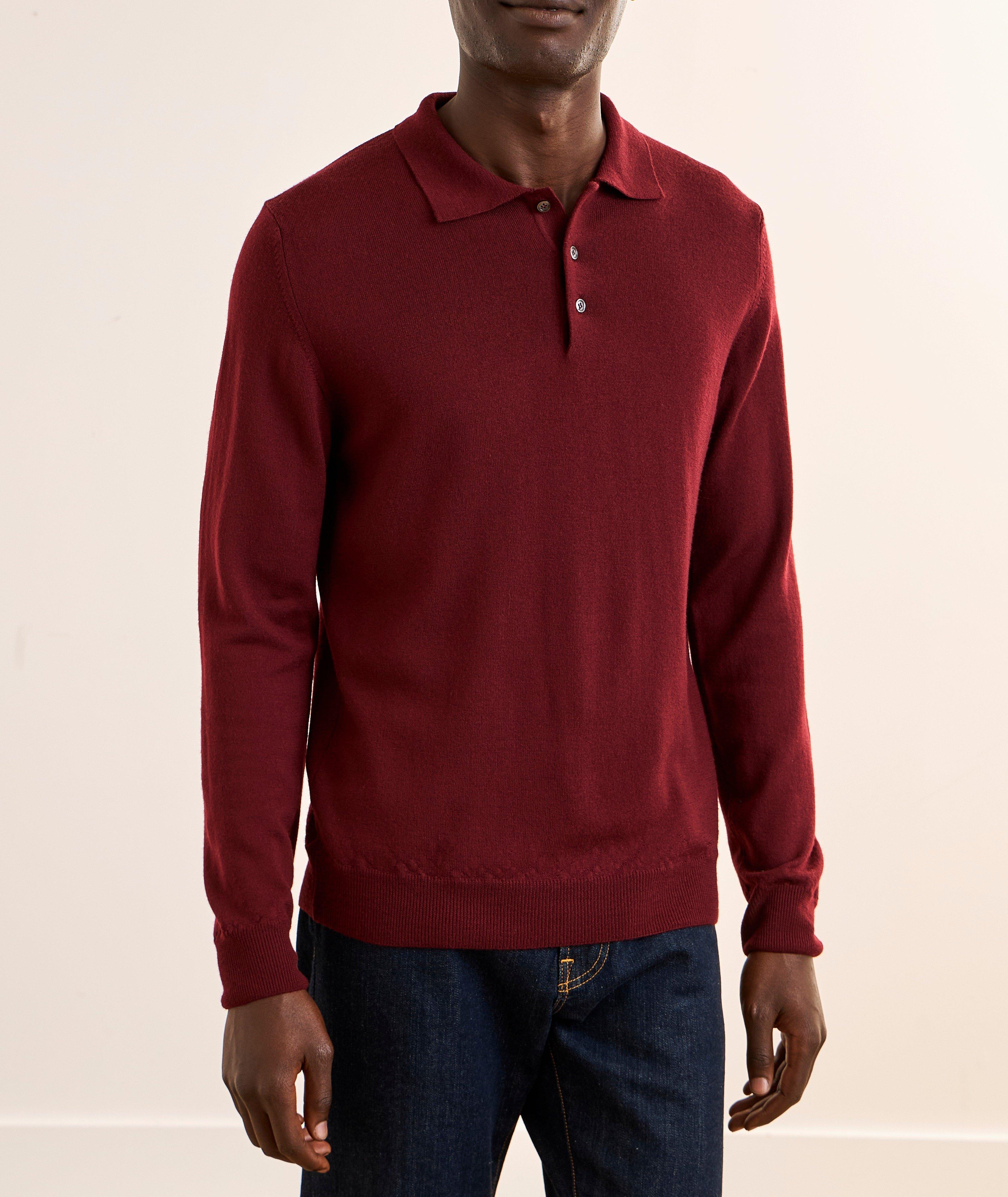 Polo laine mérinos extrafine image 1