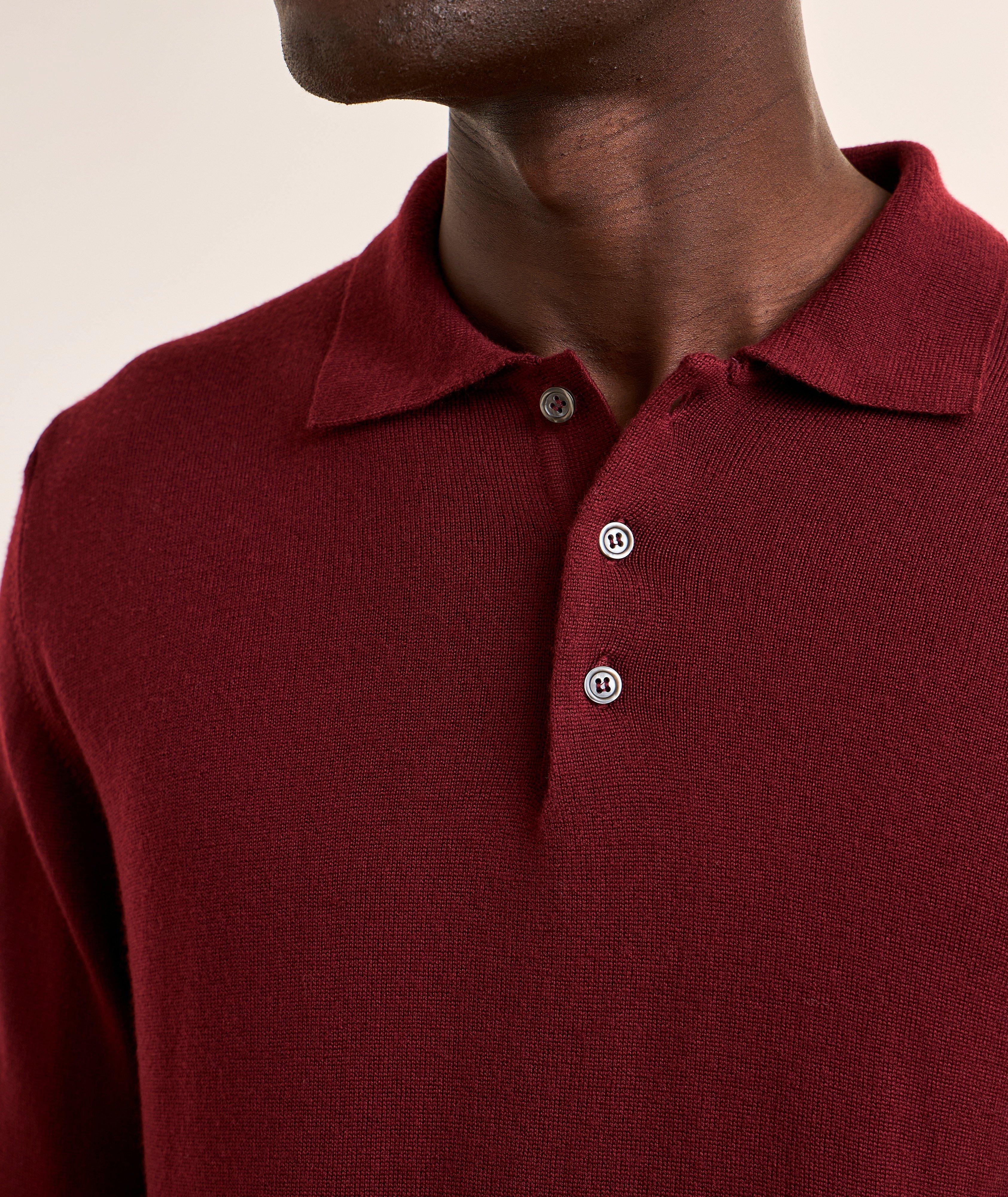 Polo laine mérinos extrafine image 3