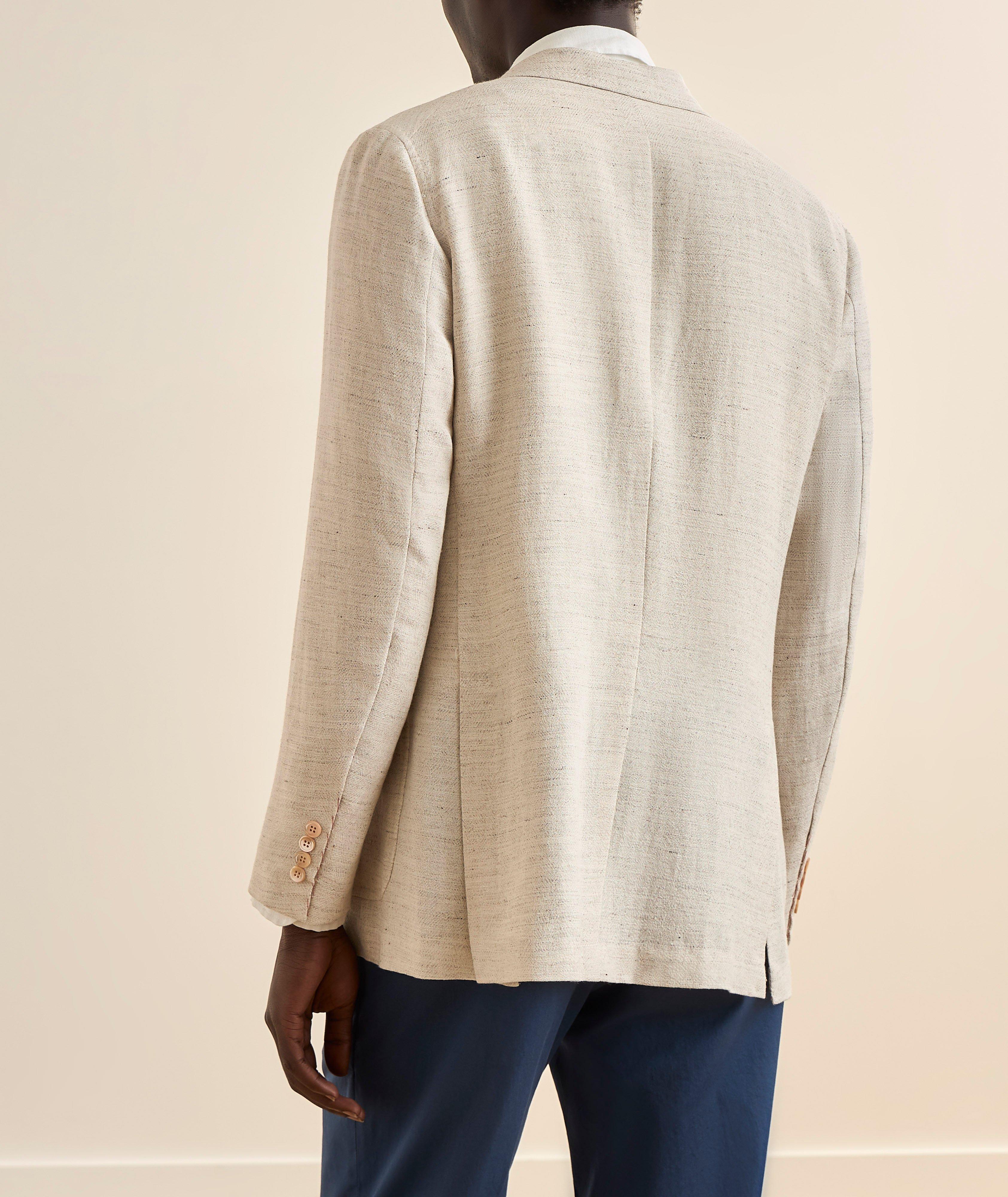 Veston sport lin-laine texturé image 2