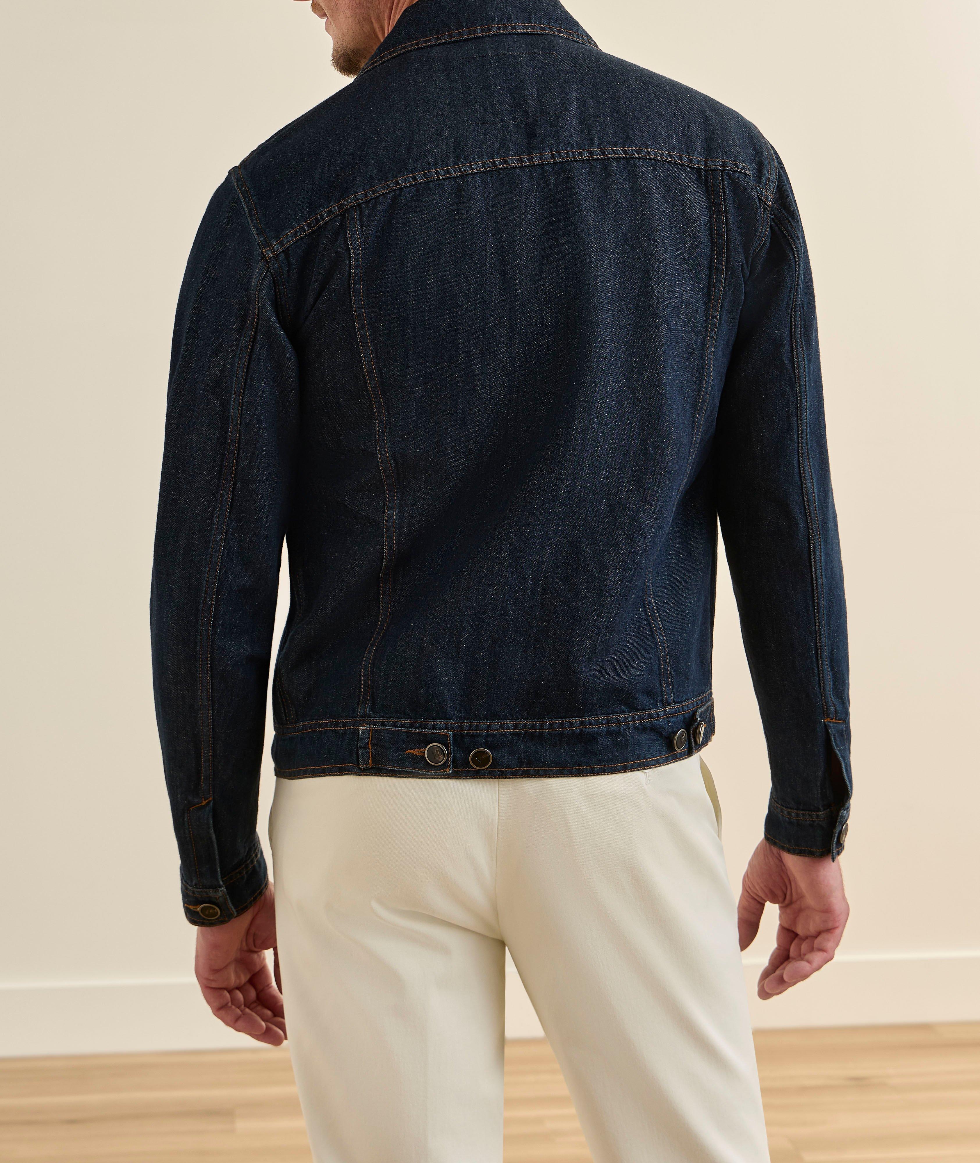 Linen-Cotton Denim Jacket image 2