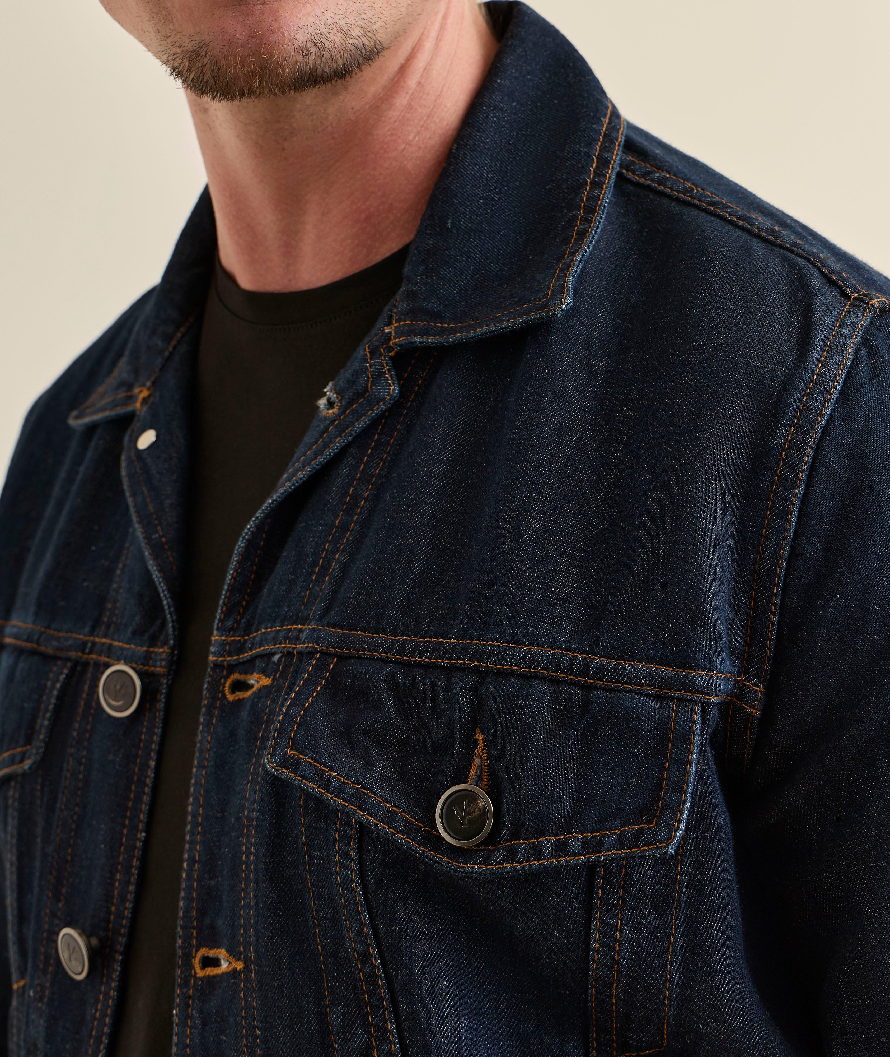 Linen-Cotton Denim Jacket image 3