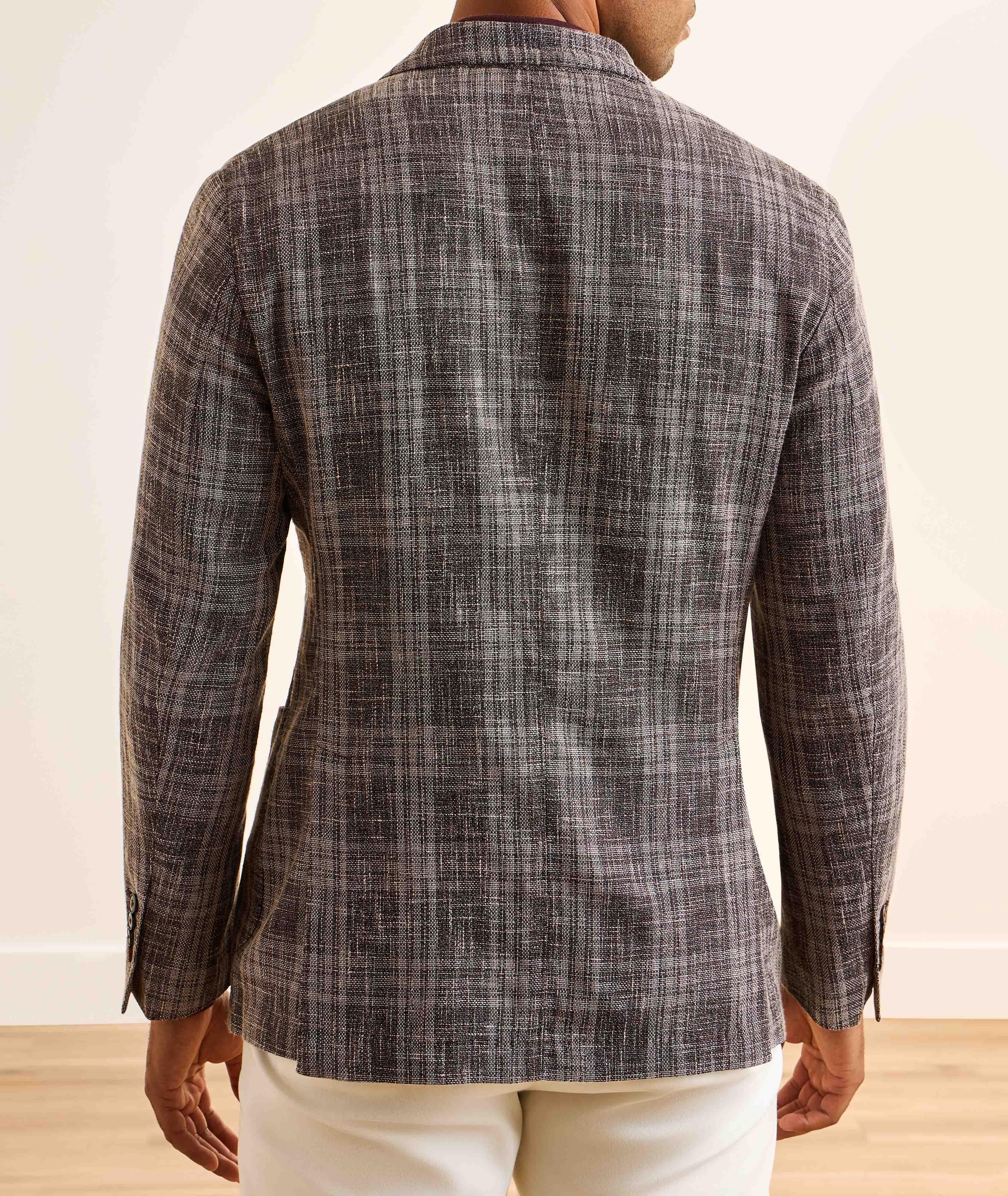 Veston sport laine-mélange quadrillé image 2