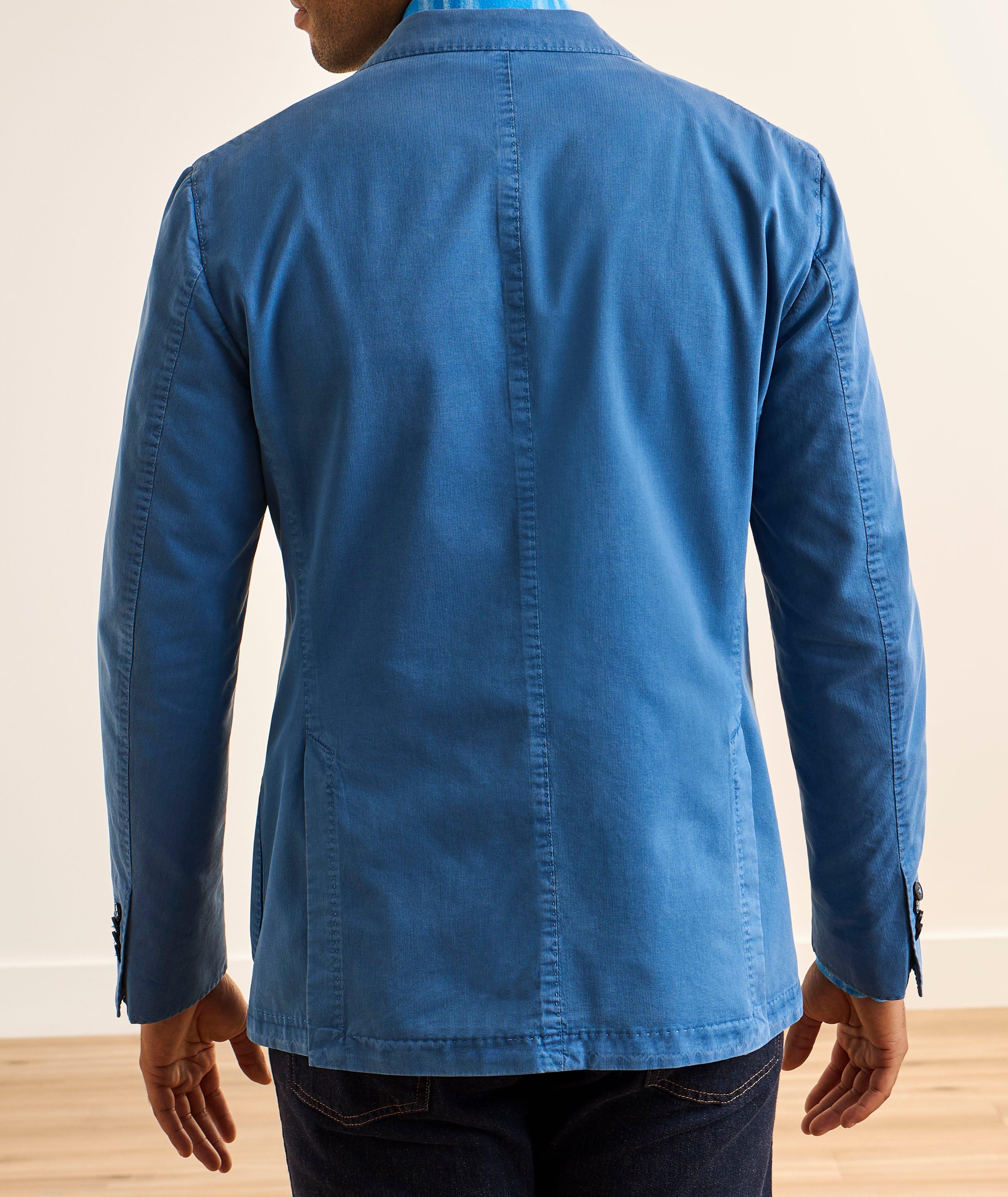 Veston sport soie-coton teint en pièce image 2