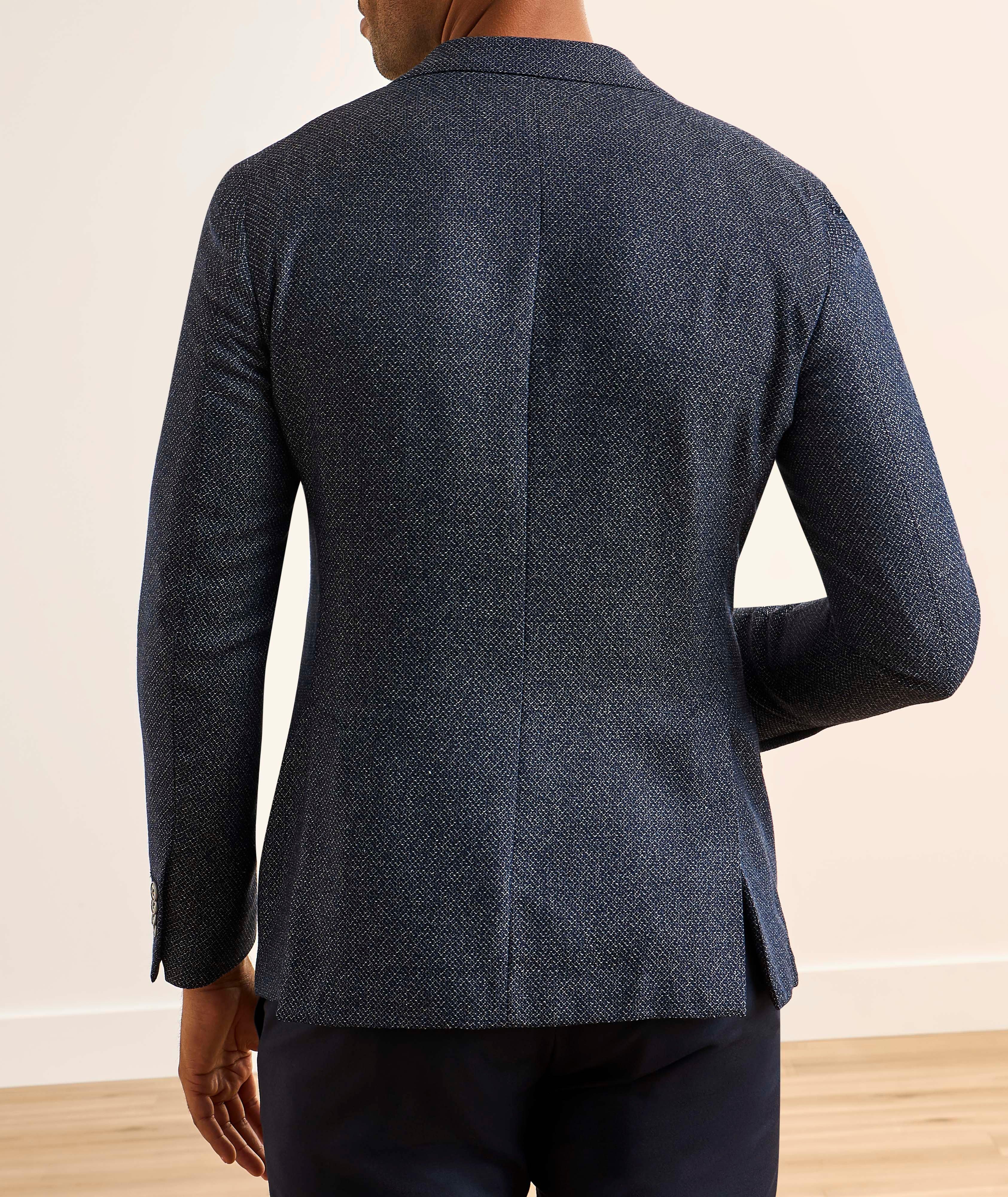 Veston sport laine-soie bicolore image 2