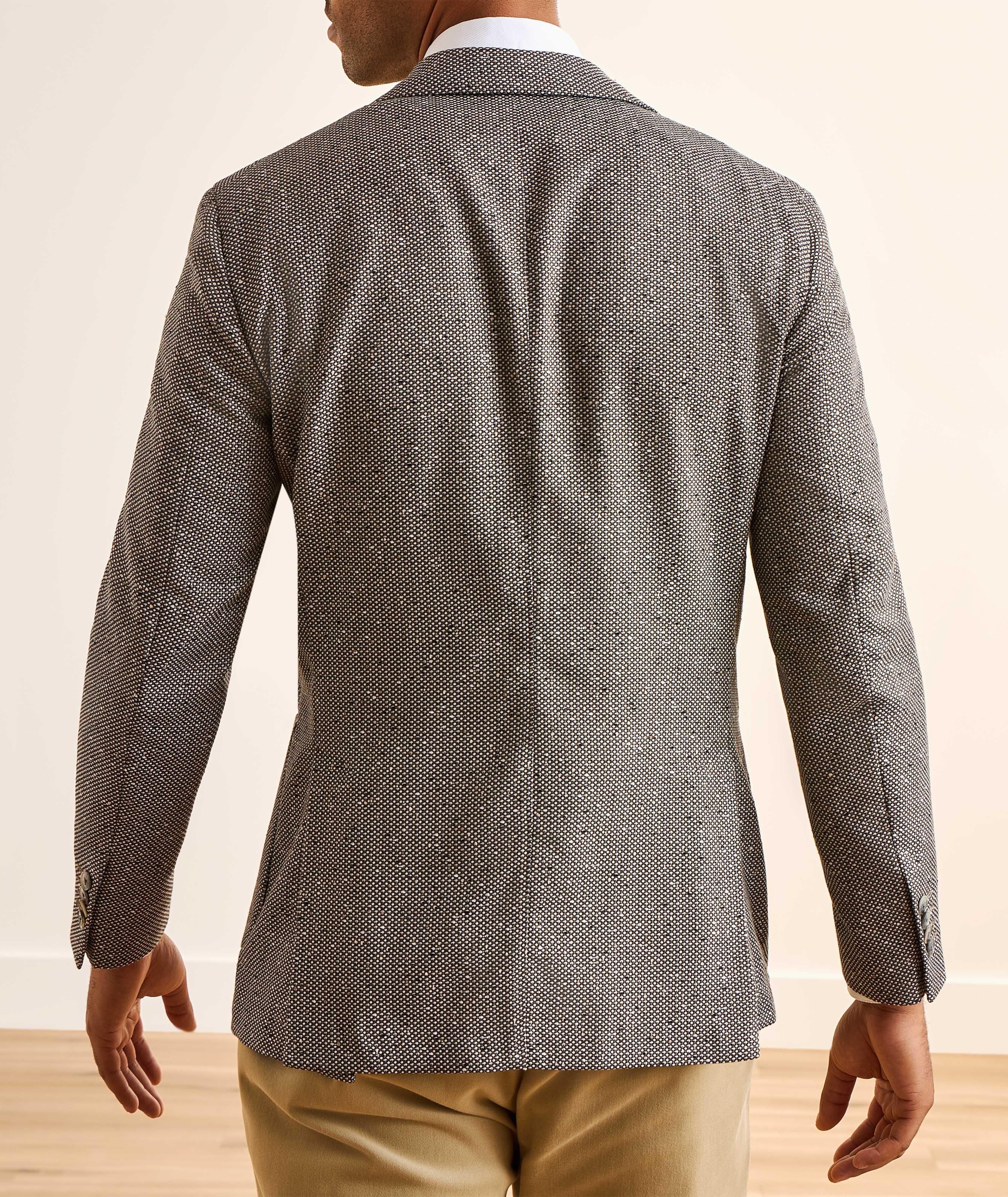 Veston sport coton-laine œil-de-perdrix image 2