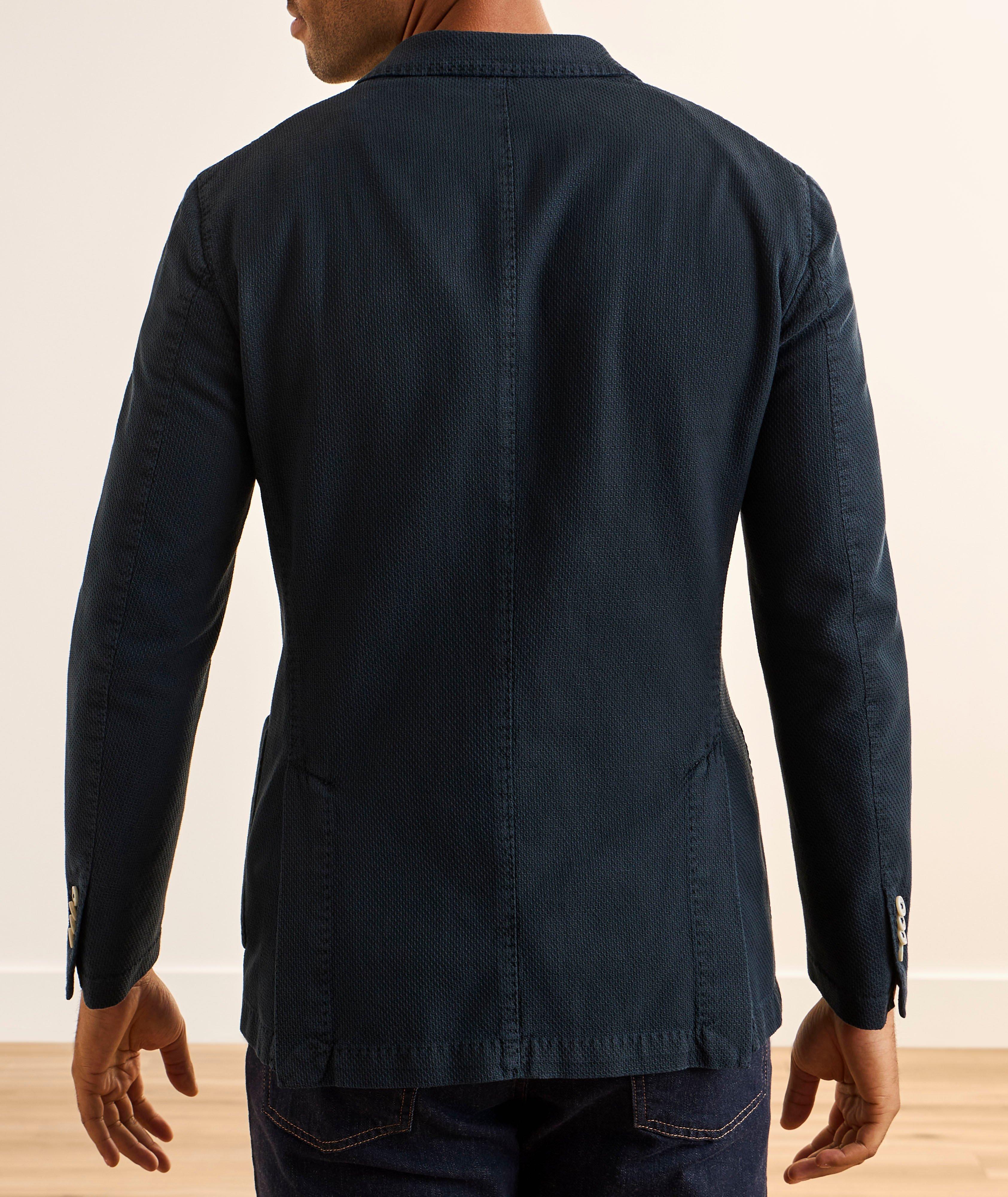 Veston sport lin-coton texturé image 1
