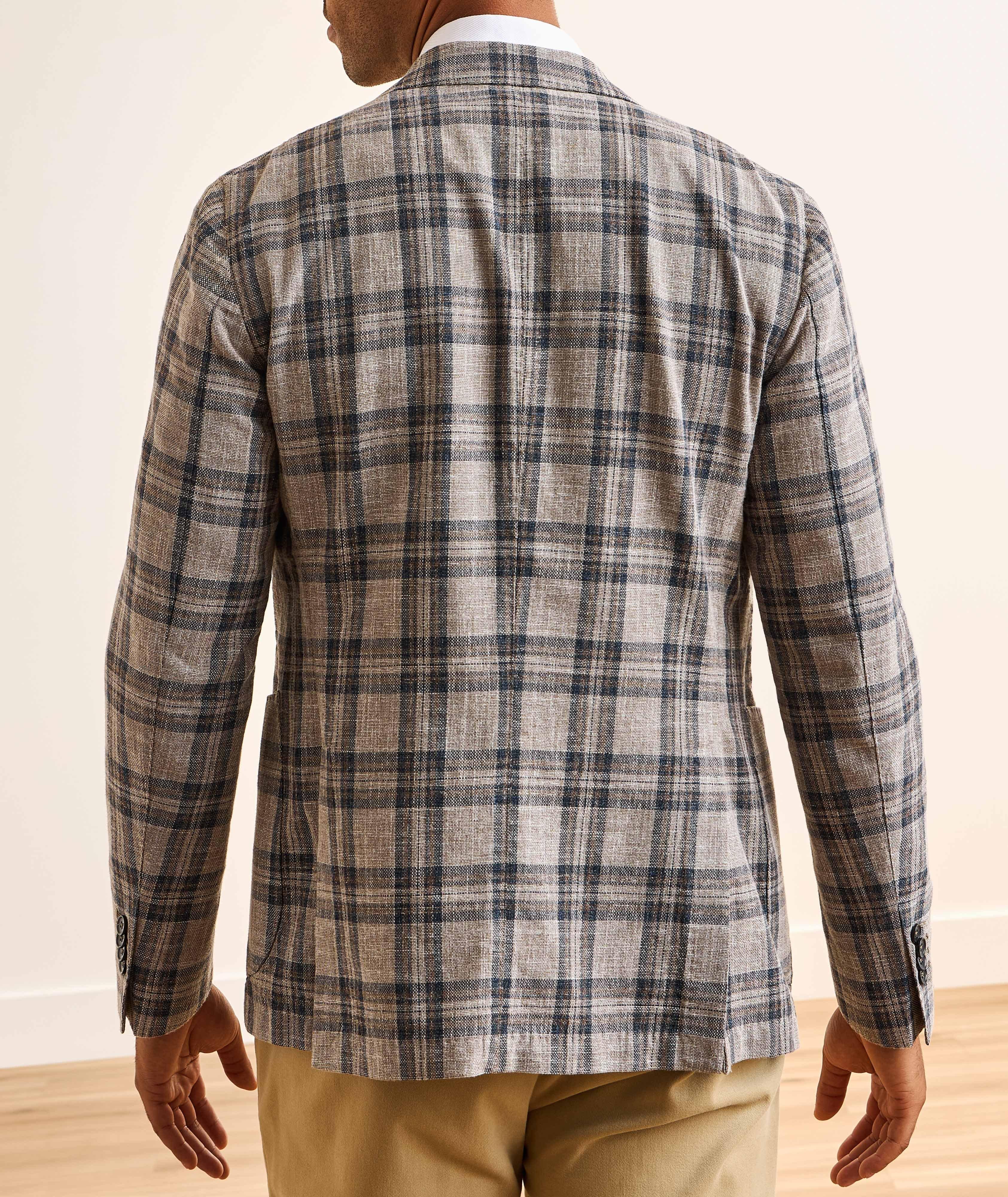 Veston sport coton quadrillé image 2