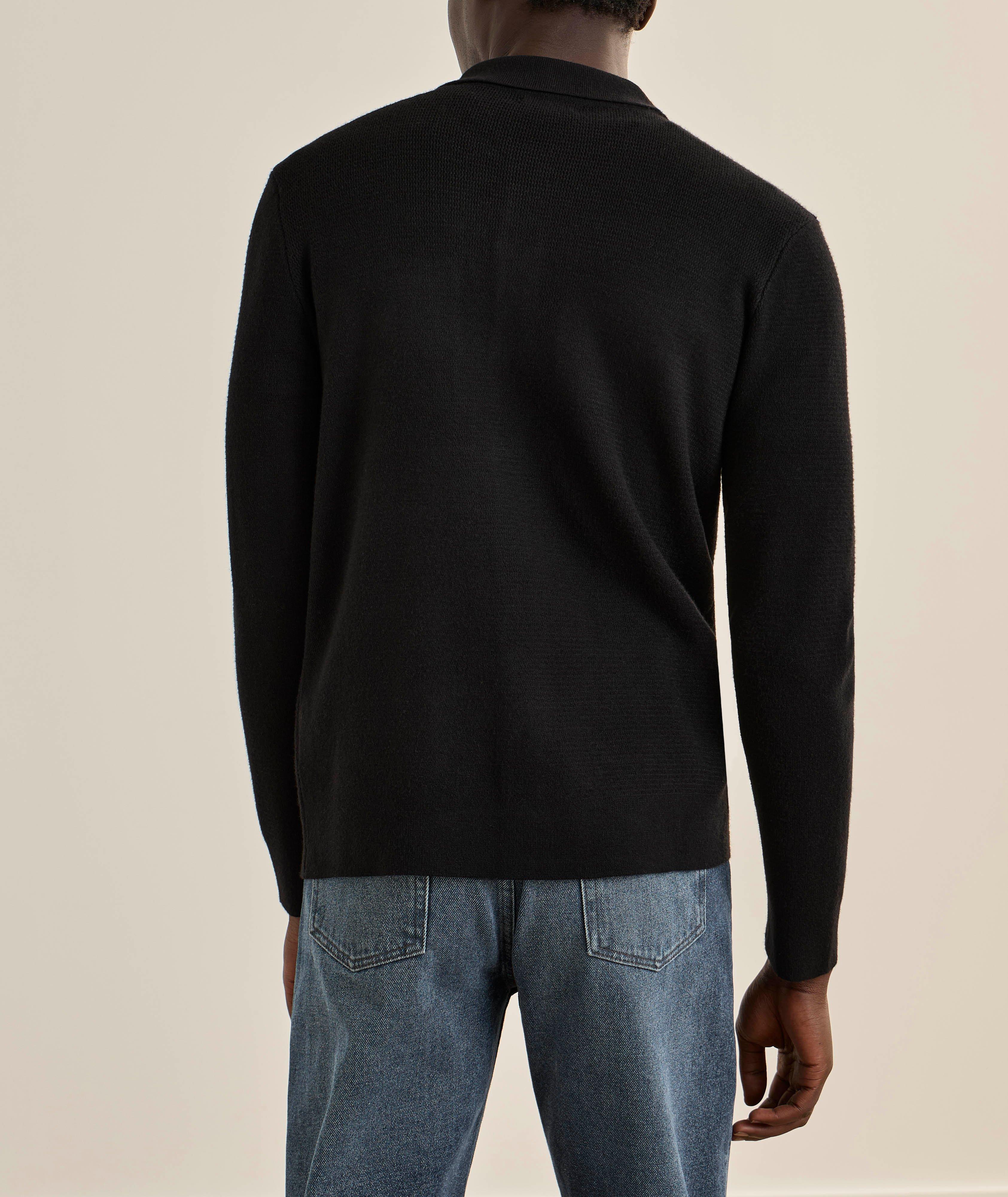 Knit Full-Button Overshirt  image 2