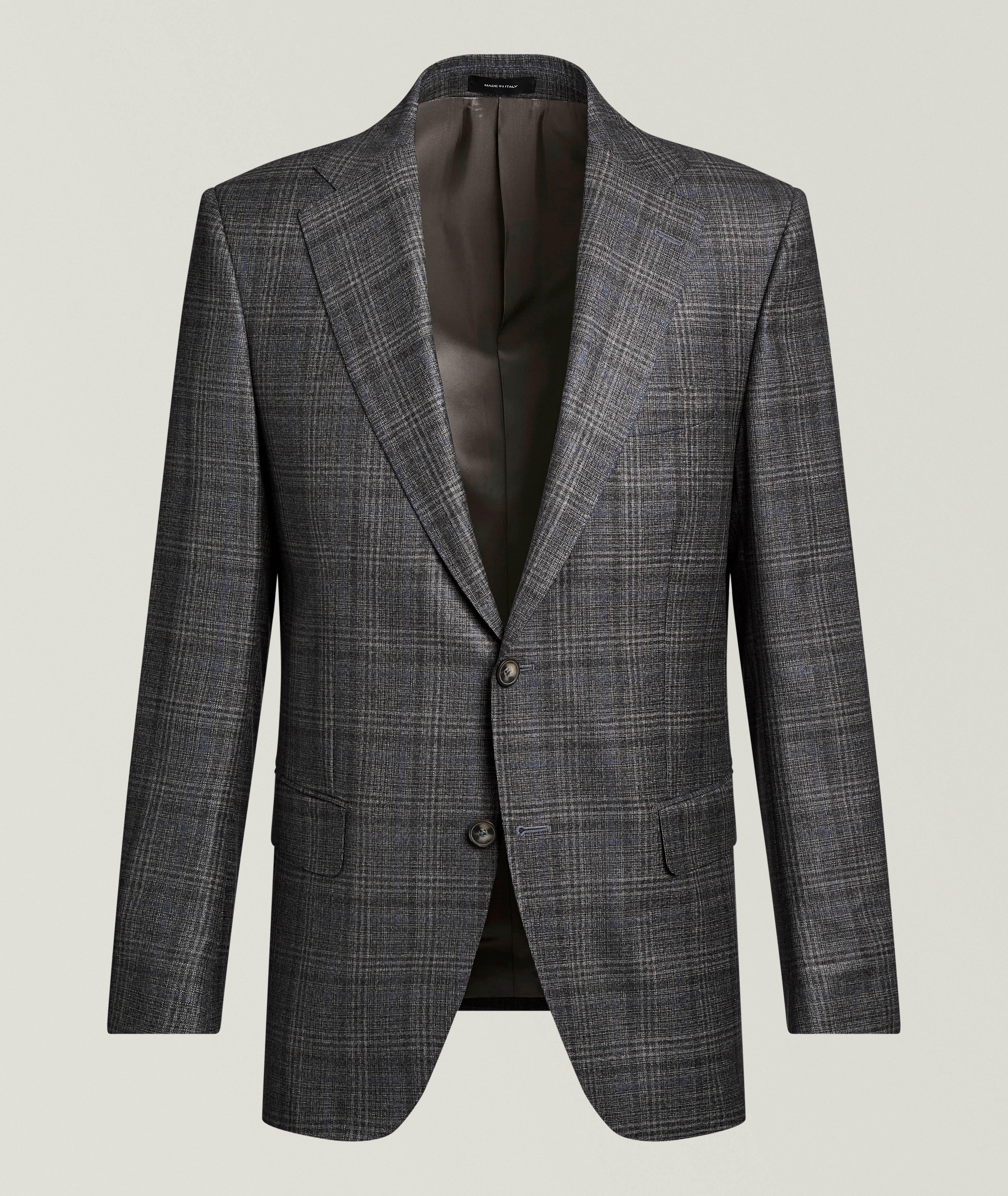 Harry Rosen Veston sport laine vierge quadrillé Bowie