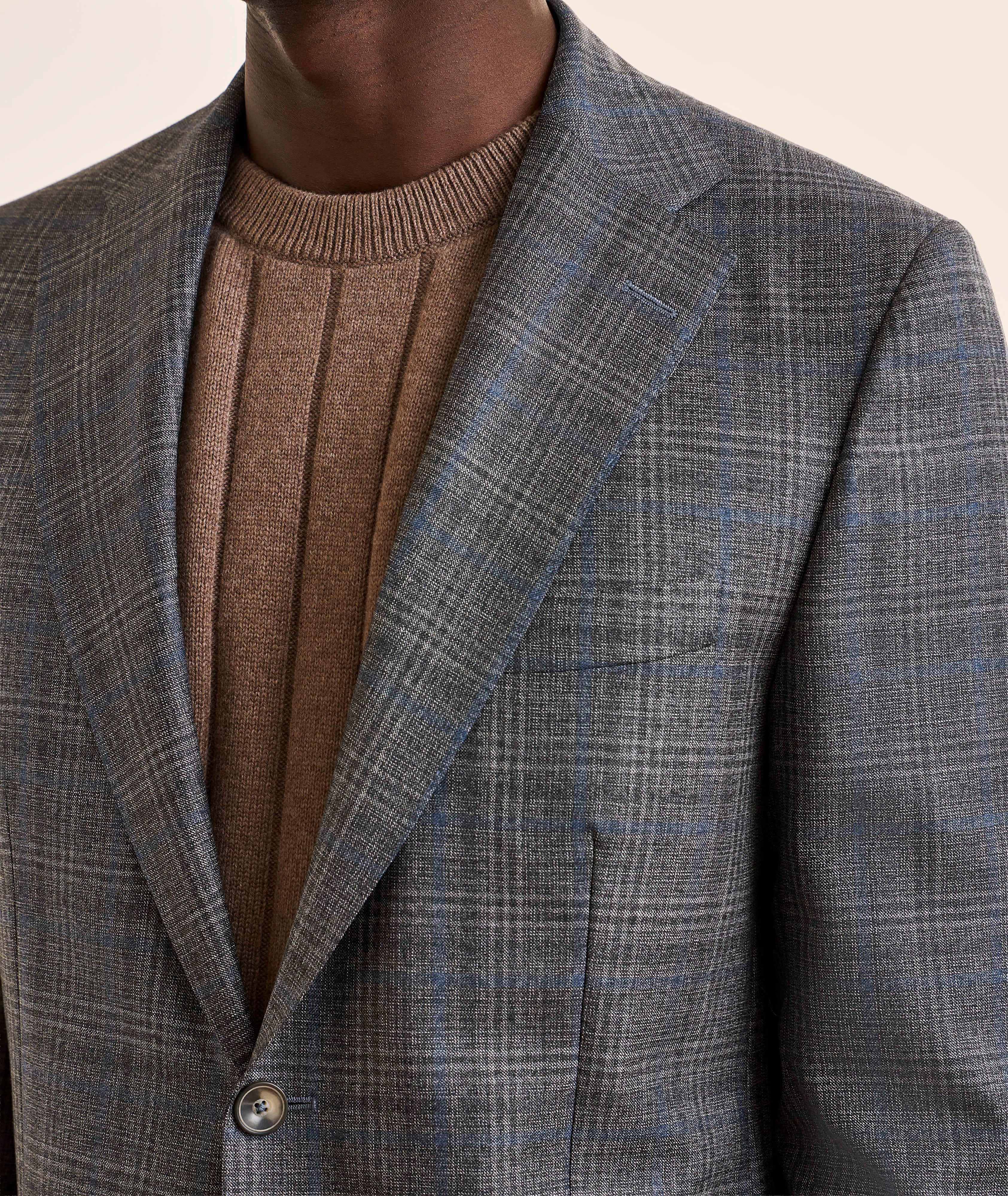 Veston sport laine vierge quadrillé Bowie image 3