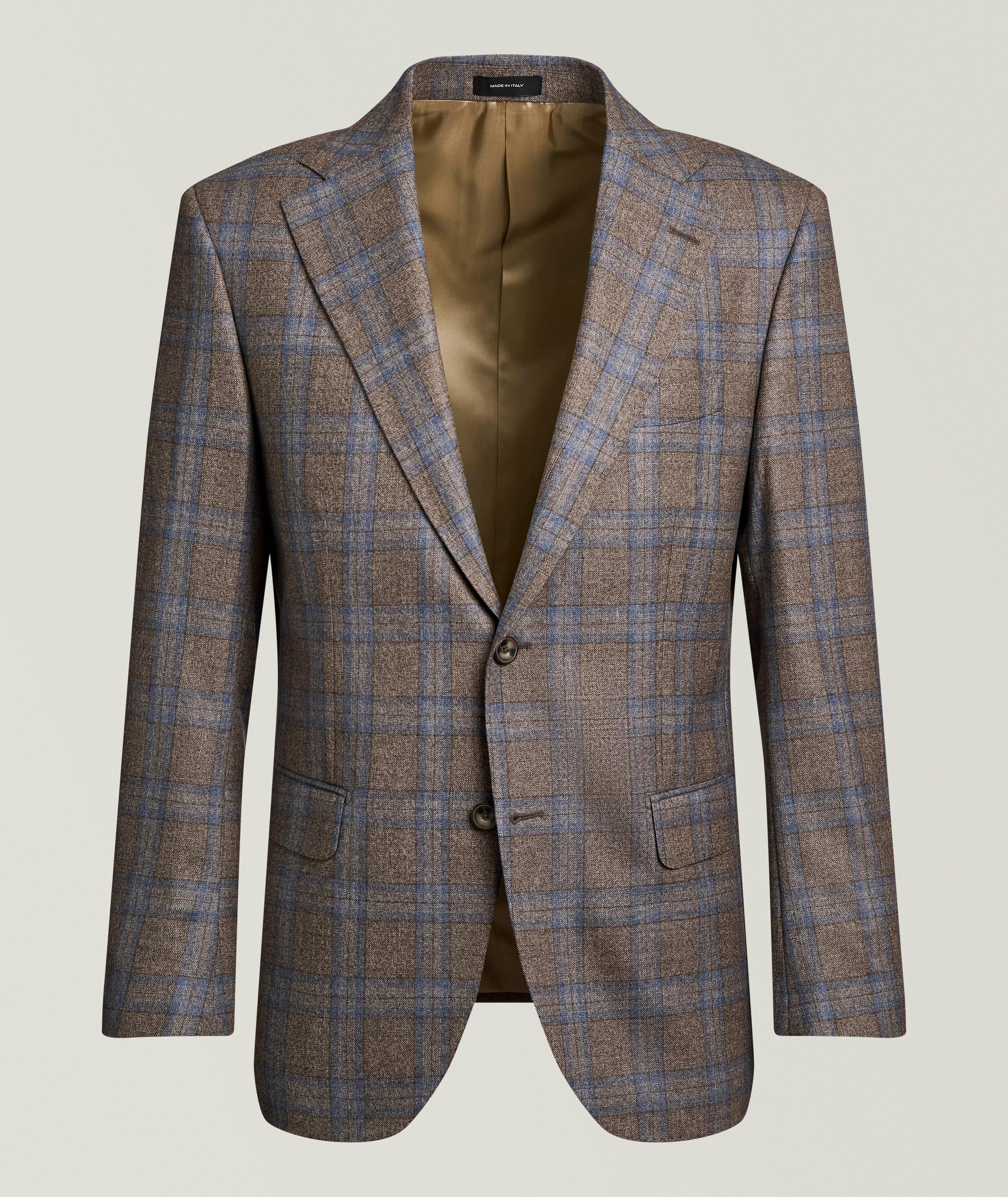Harry Rosen Veston sport laine vierge quadrillé Bowie