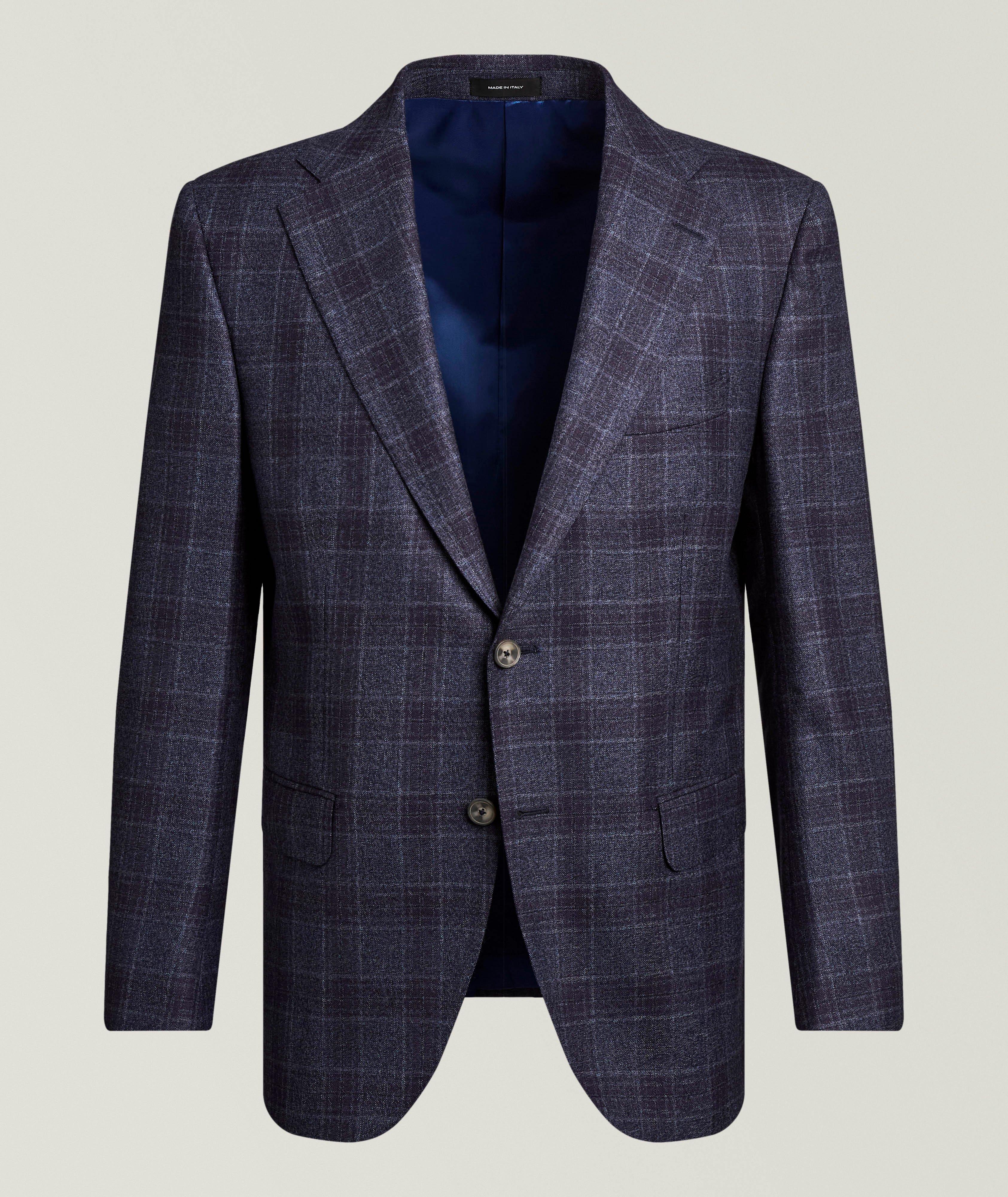 Harry Rosen Veston sport laine vierge quadrillé Bowie