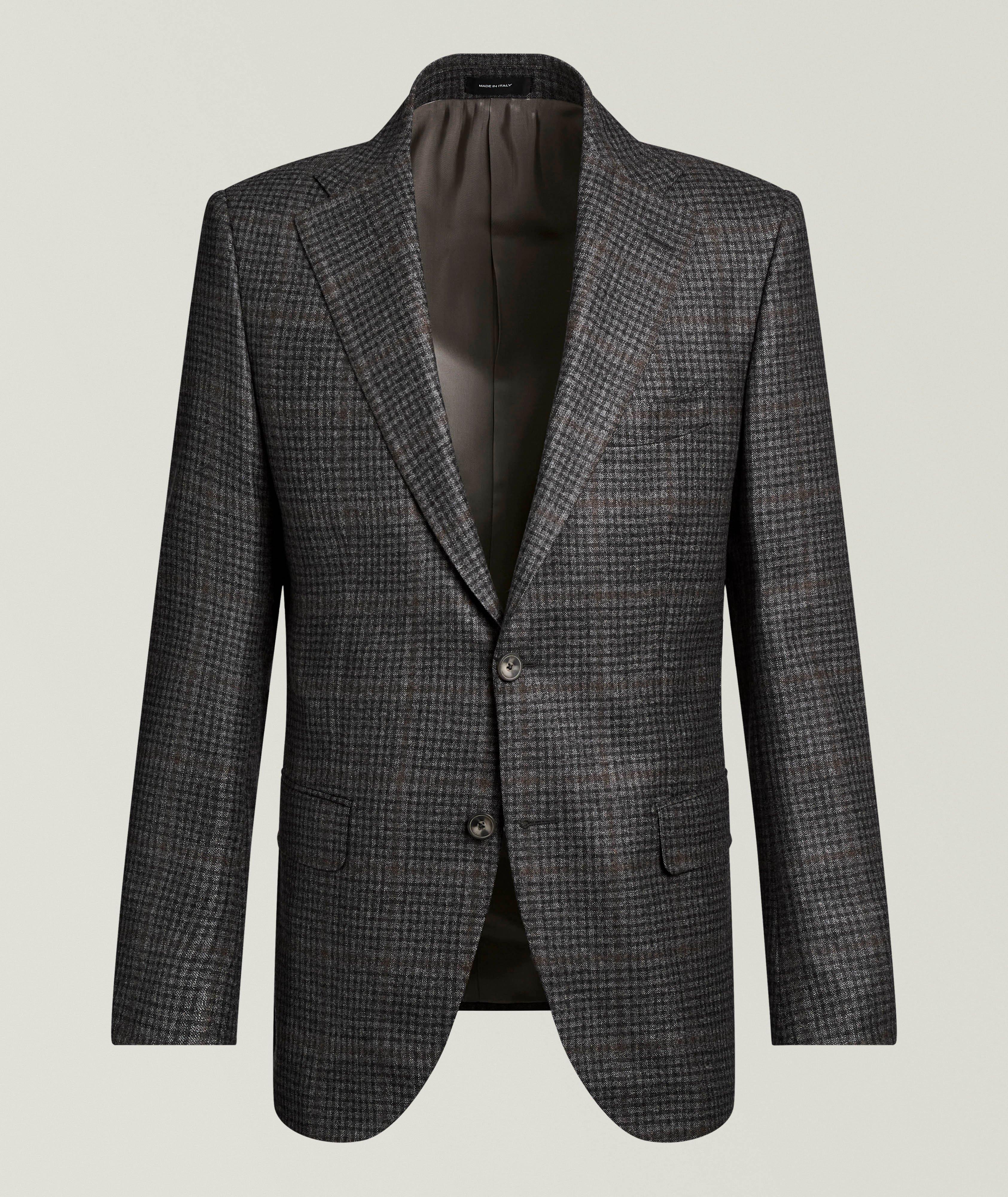 Harry Rosen Veston sport laine vierge quadrillé Bowie