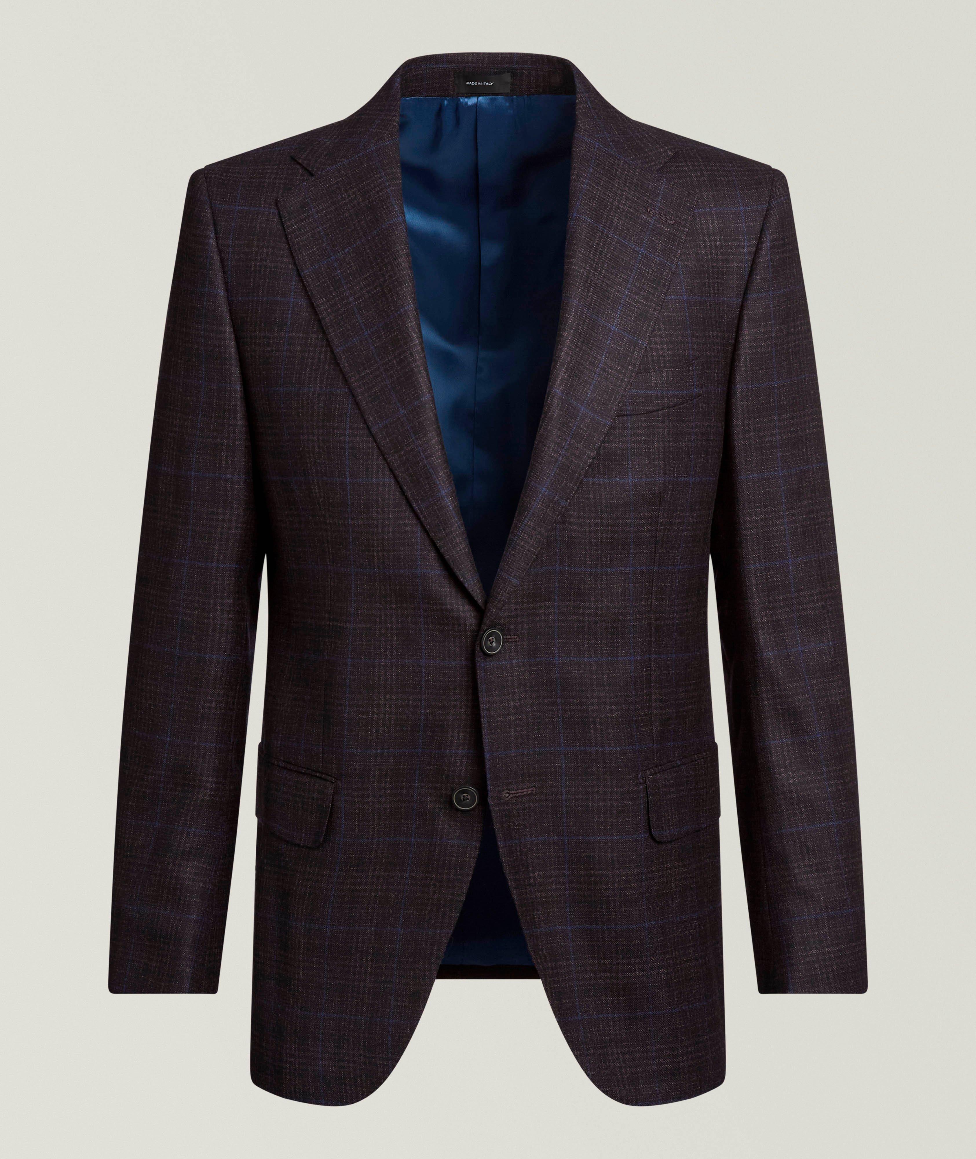 Harry Rosen Veston sport laine vierge quadrillé Bowie