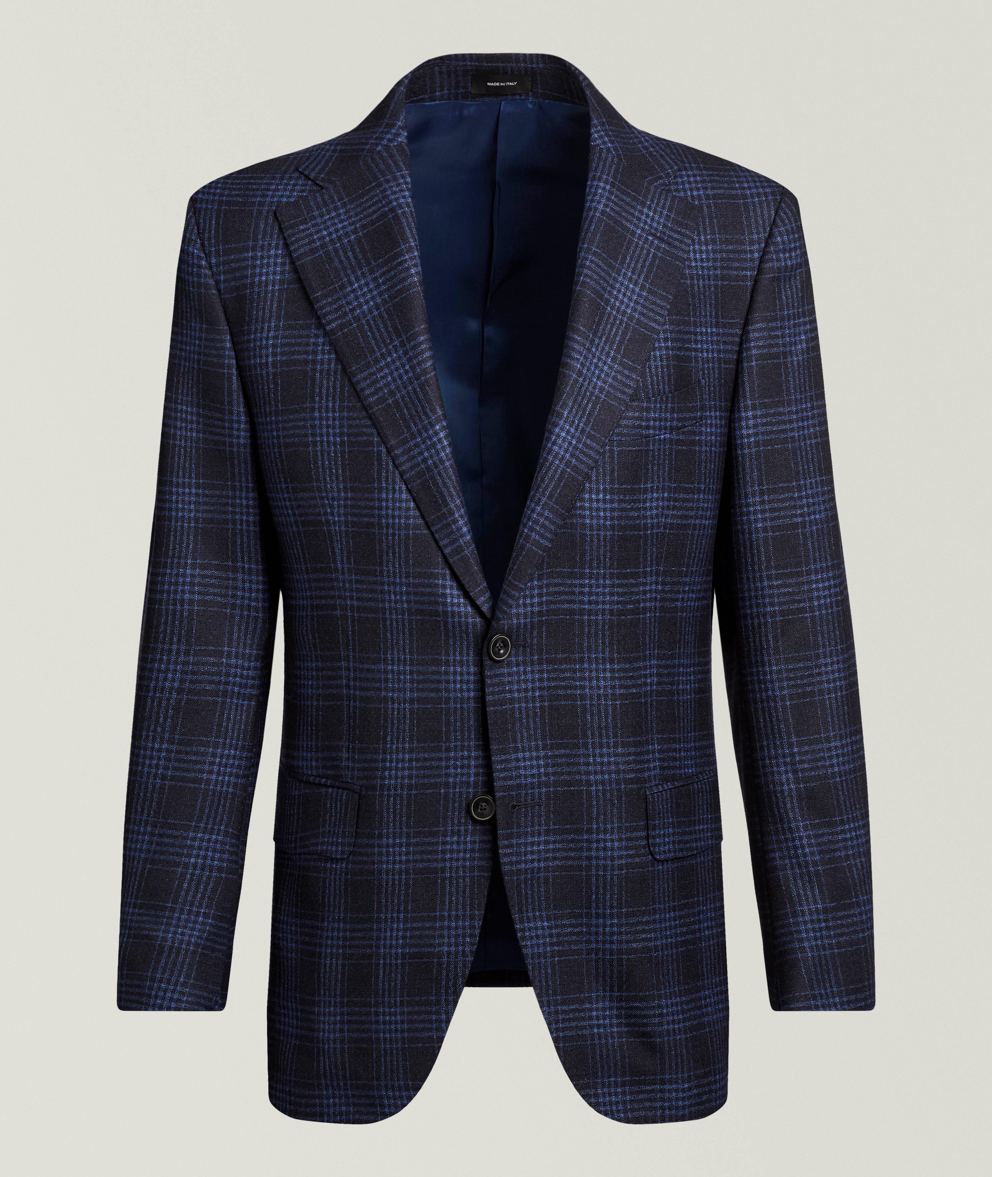 Harry Rosen Veston sport laine vierge quadrillé Bowie