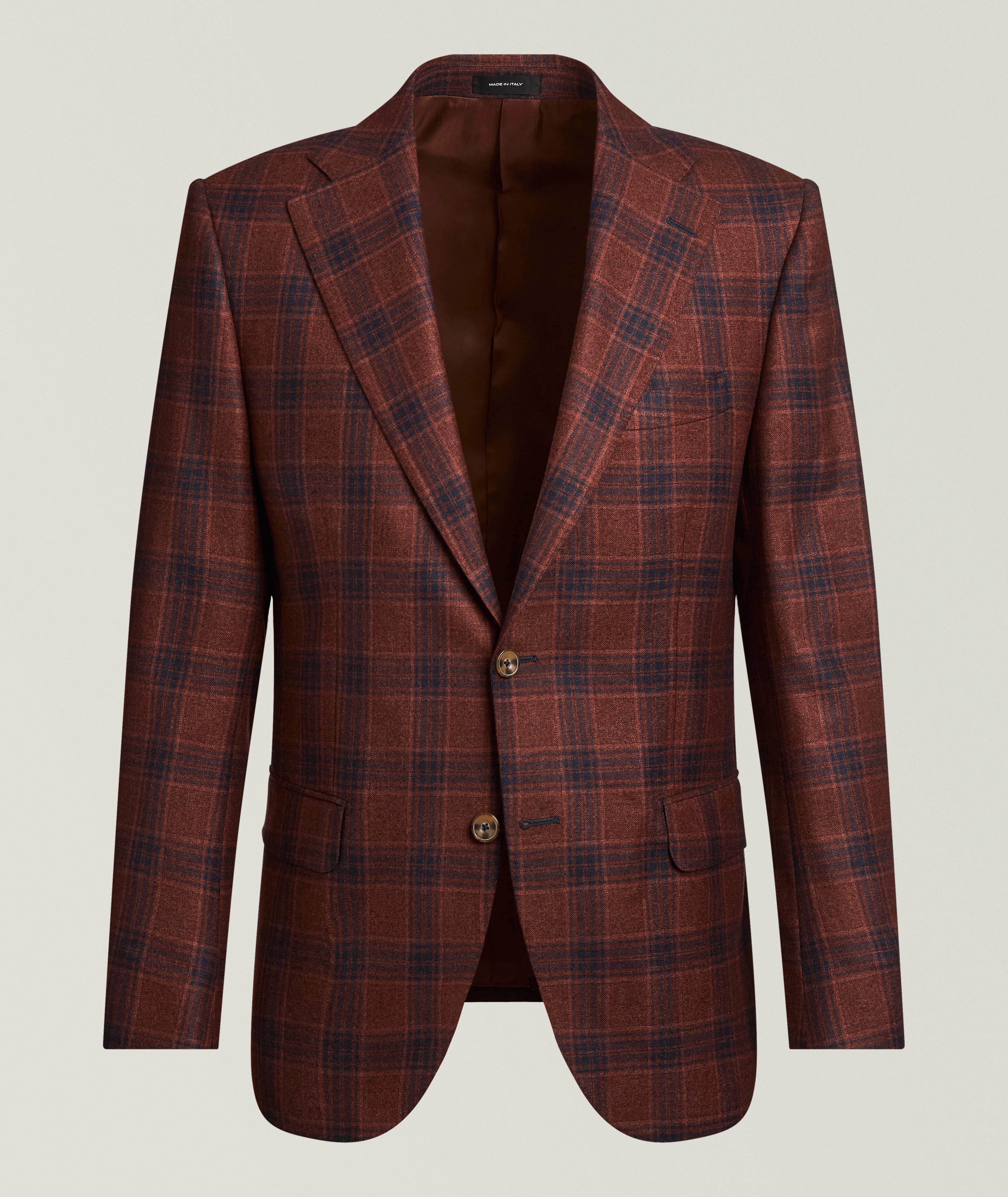Harry Rosen Veston sport laine vierge quadrillé Bowie