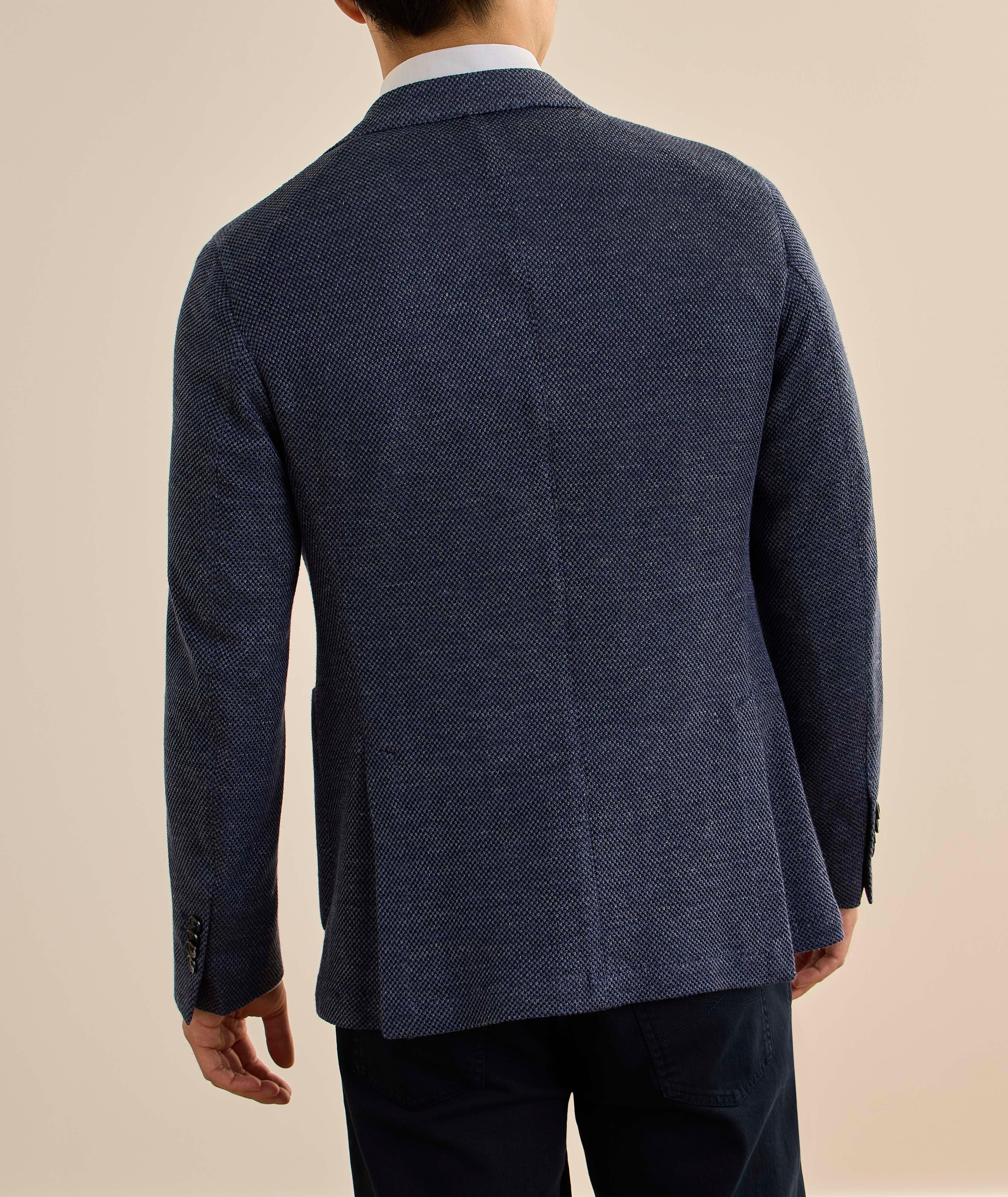 Veston sport coton-lin tissé image 2