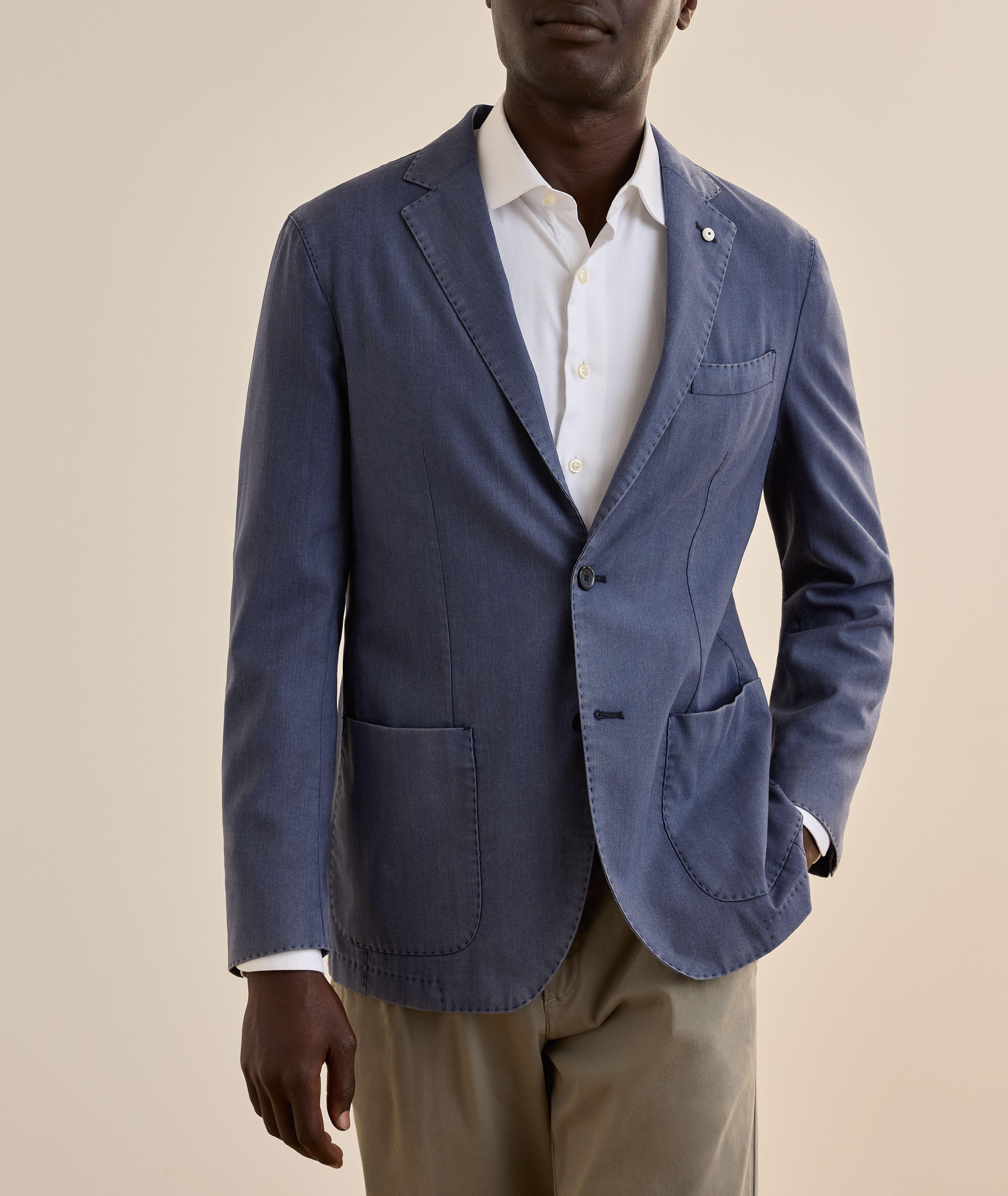 Veston sport laine-mélange chevrons image 1