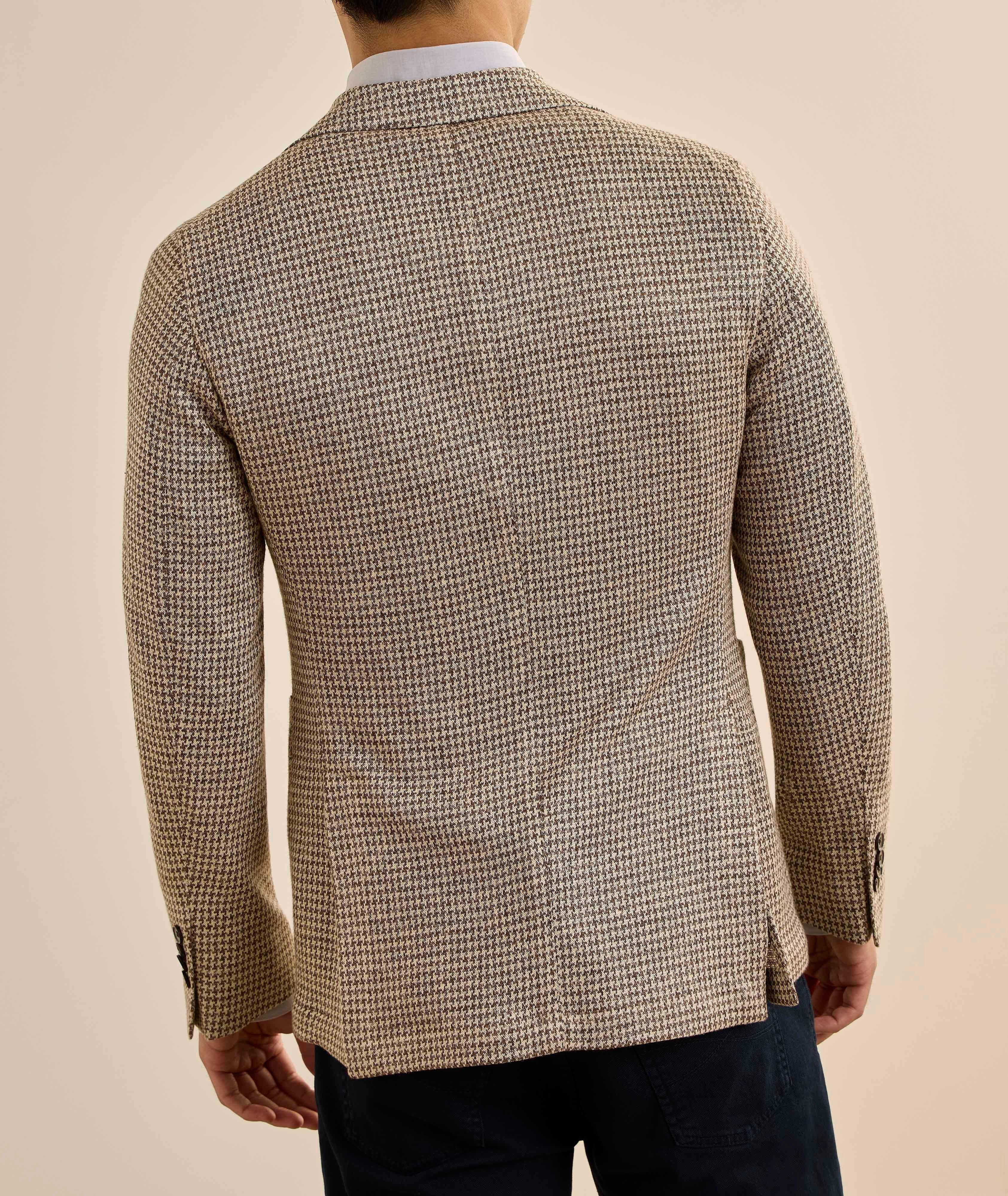 Houndstooth Linen Sport Jacket image 2