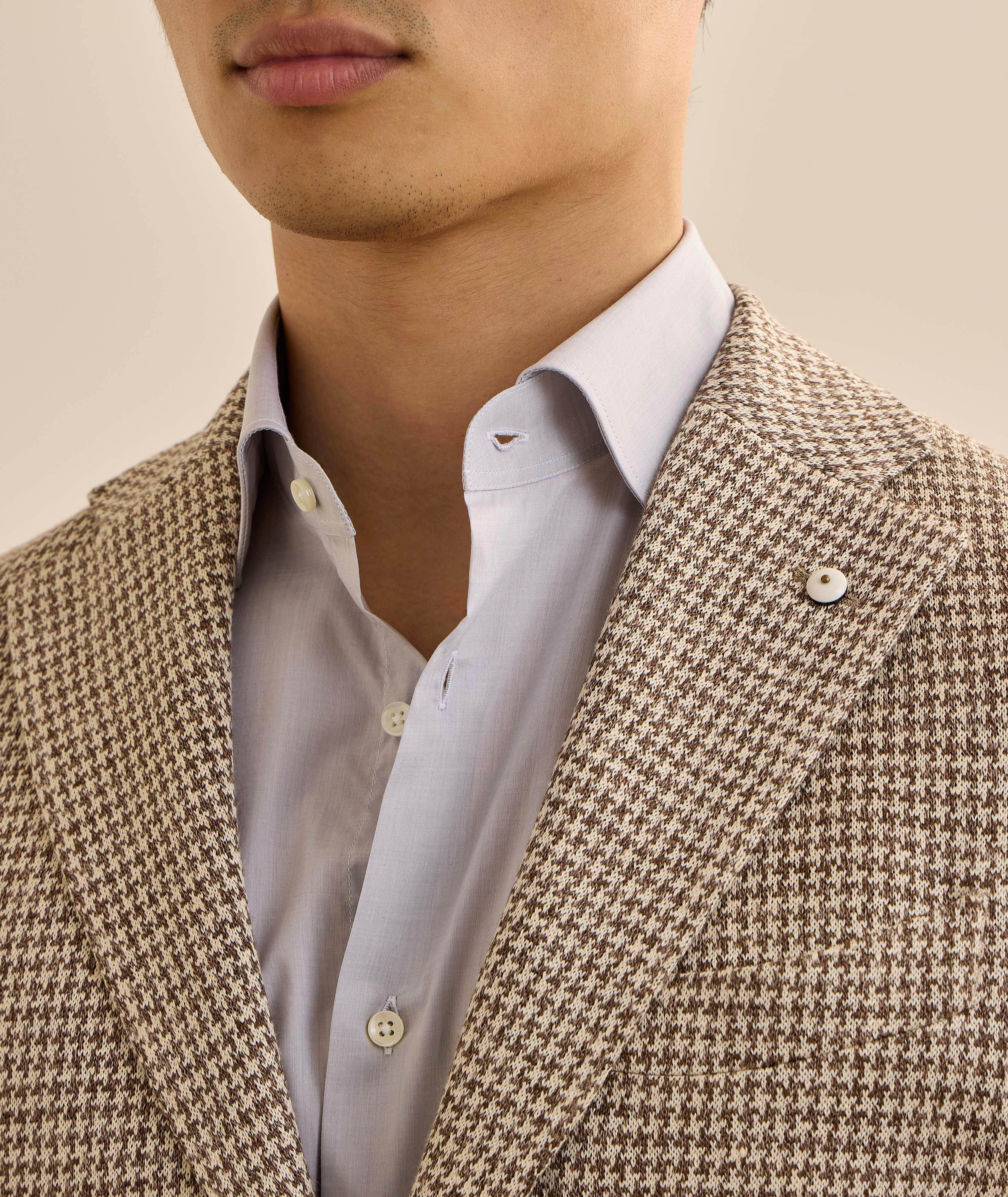 Houndstooth Linen Sport Jacket image 3