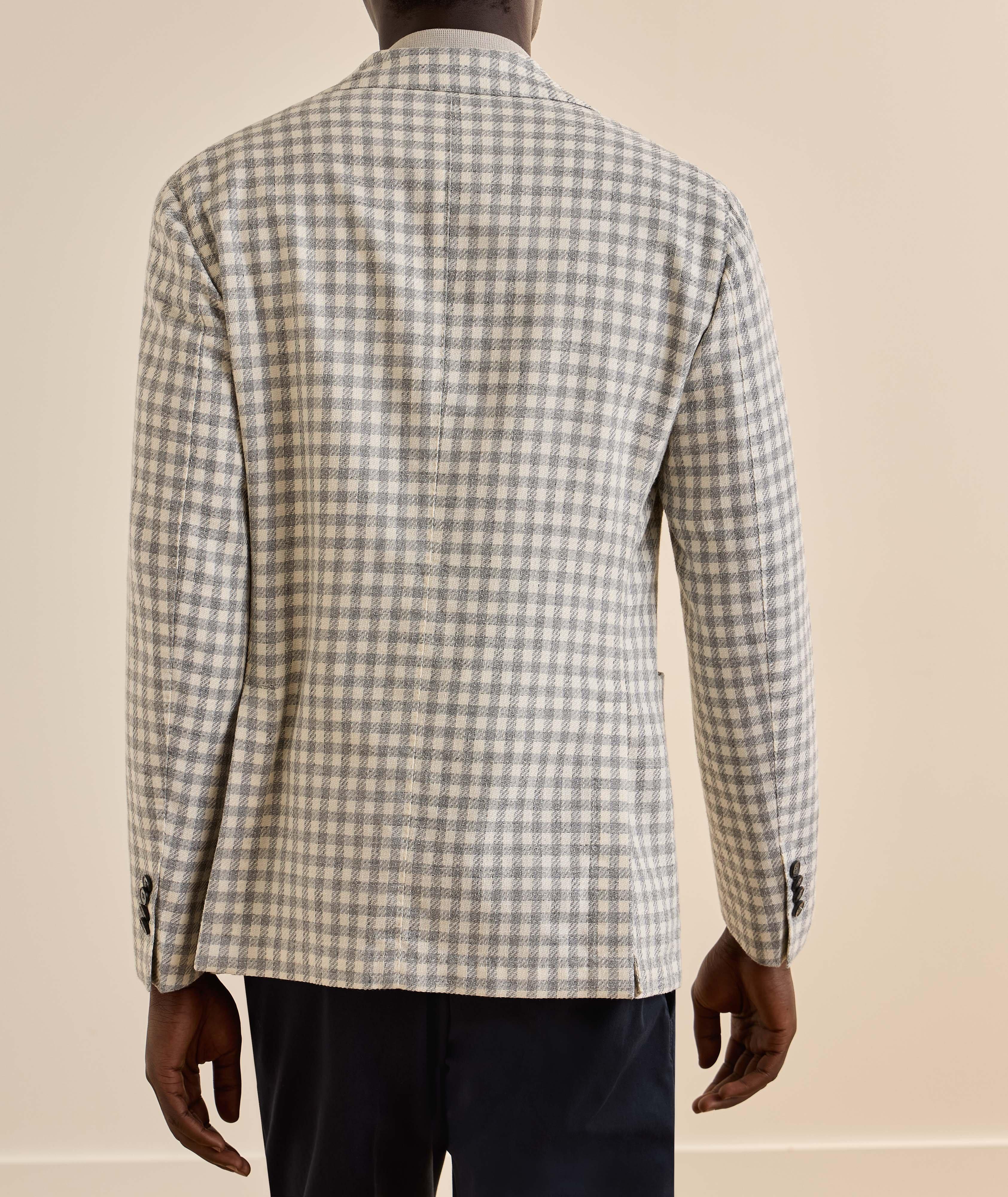 Veston sport coton quadrillé image 2
