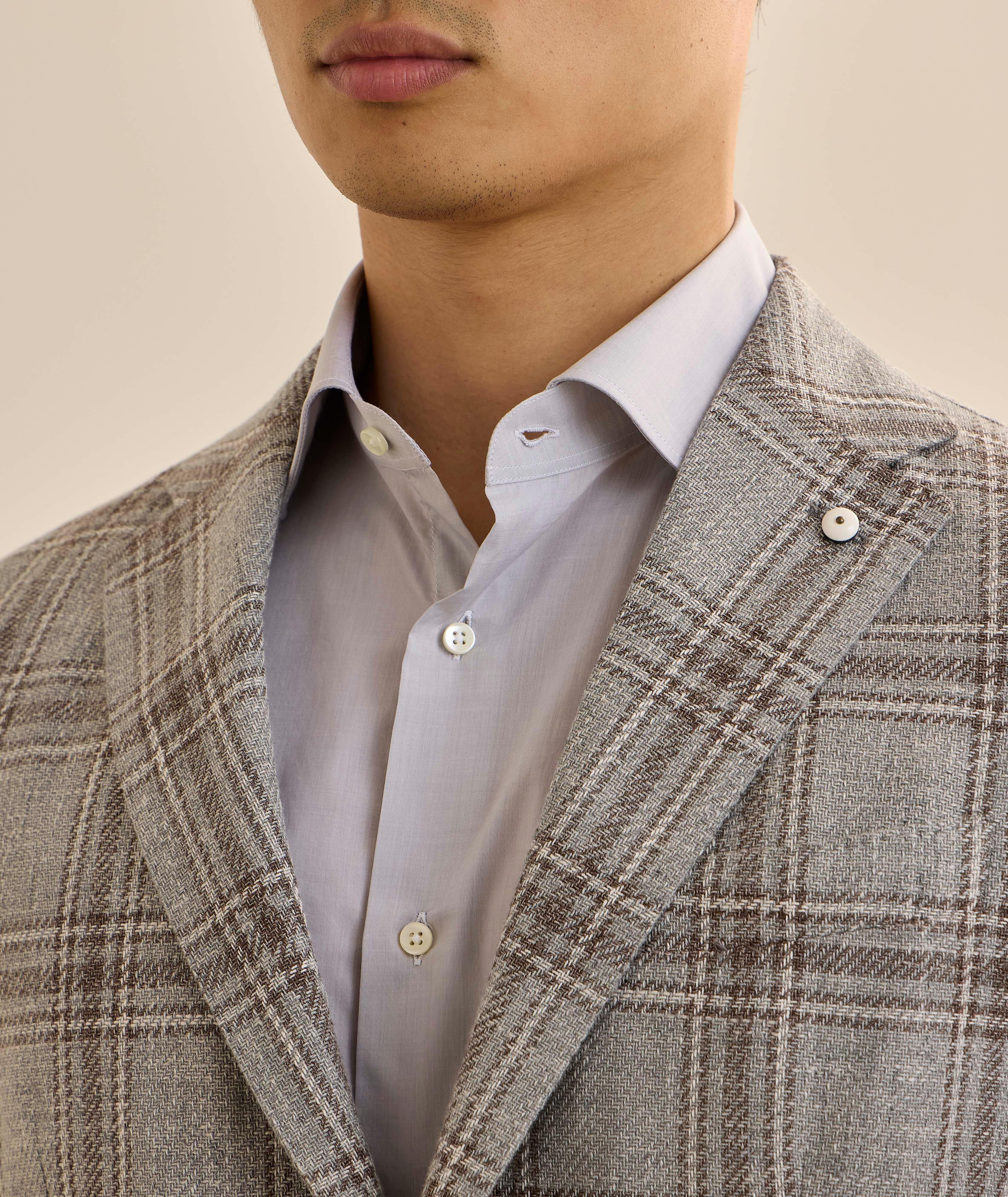 Veston sport coton quadrillé image 3