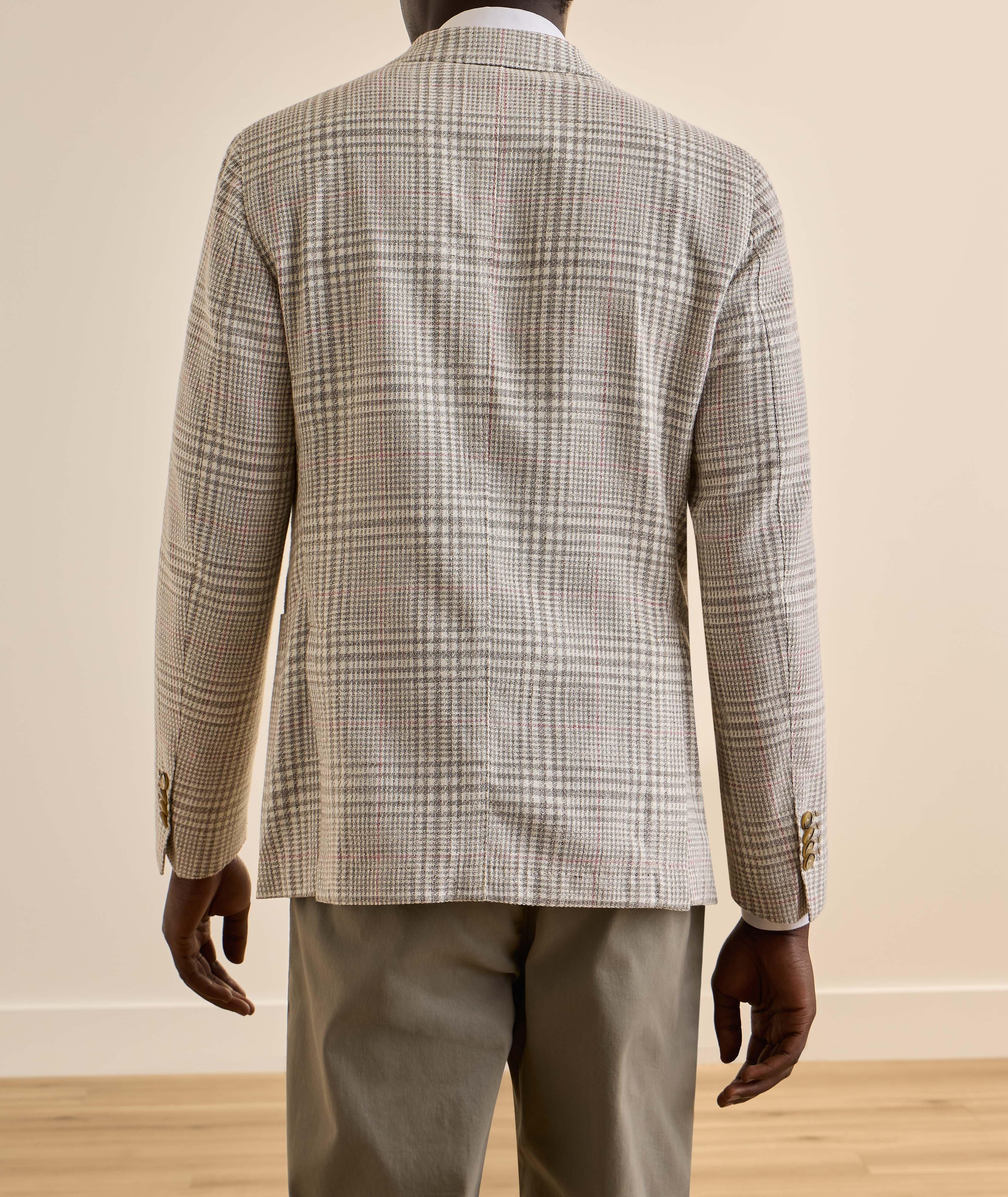 Veston sport coton quadrillé image 2