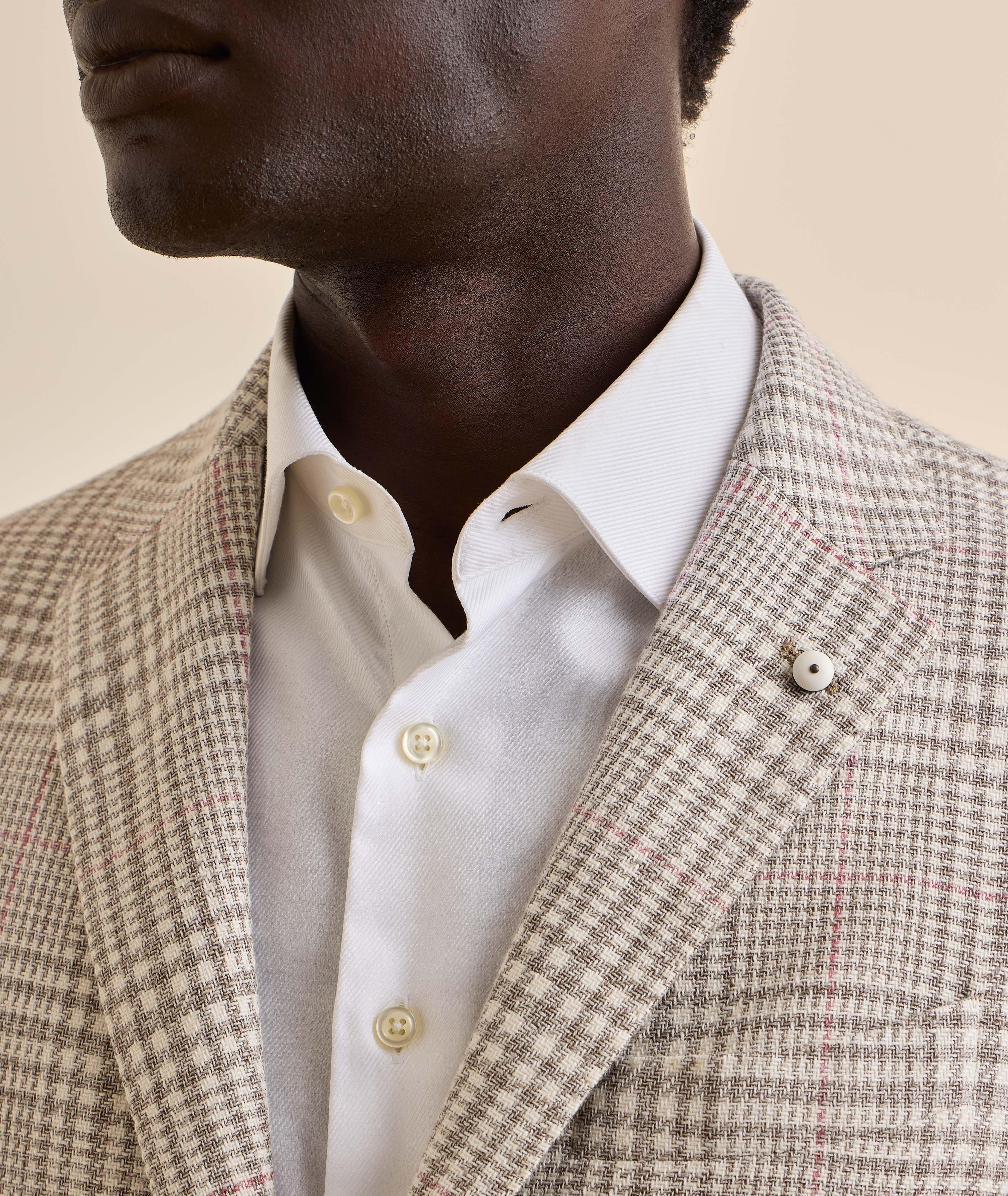Veston sport coton quadrillé image 3