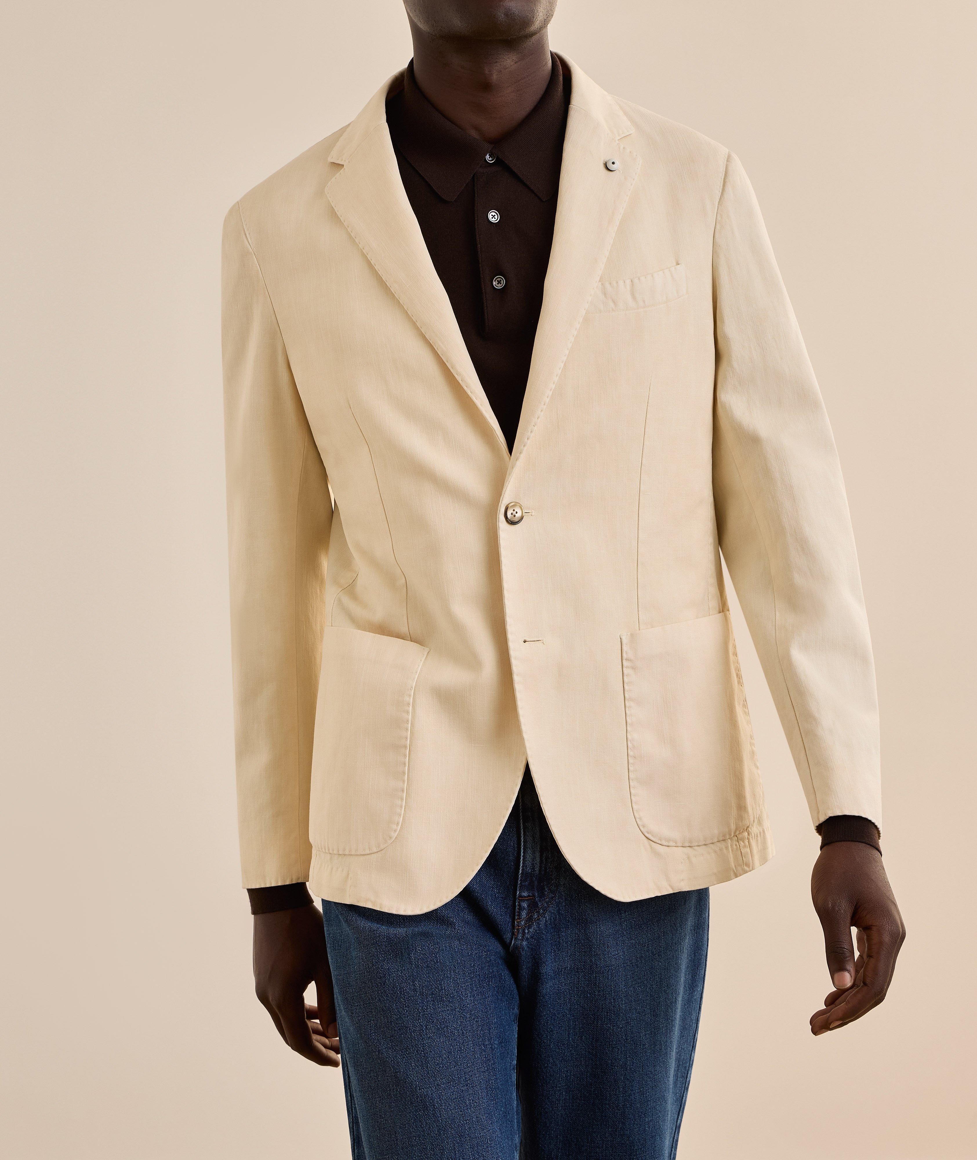 Veston sport toile lin-coton image 1