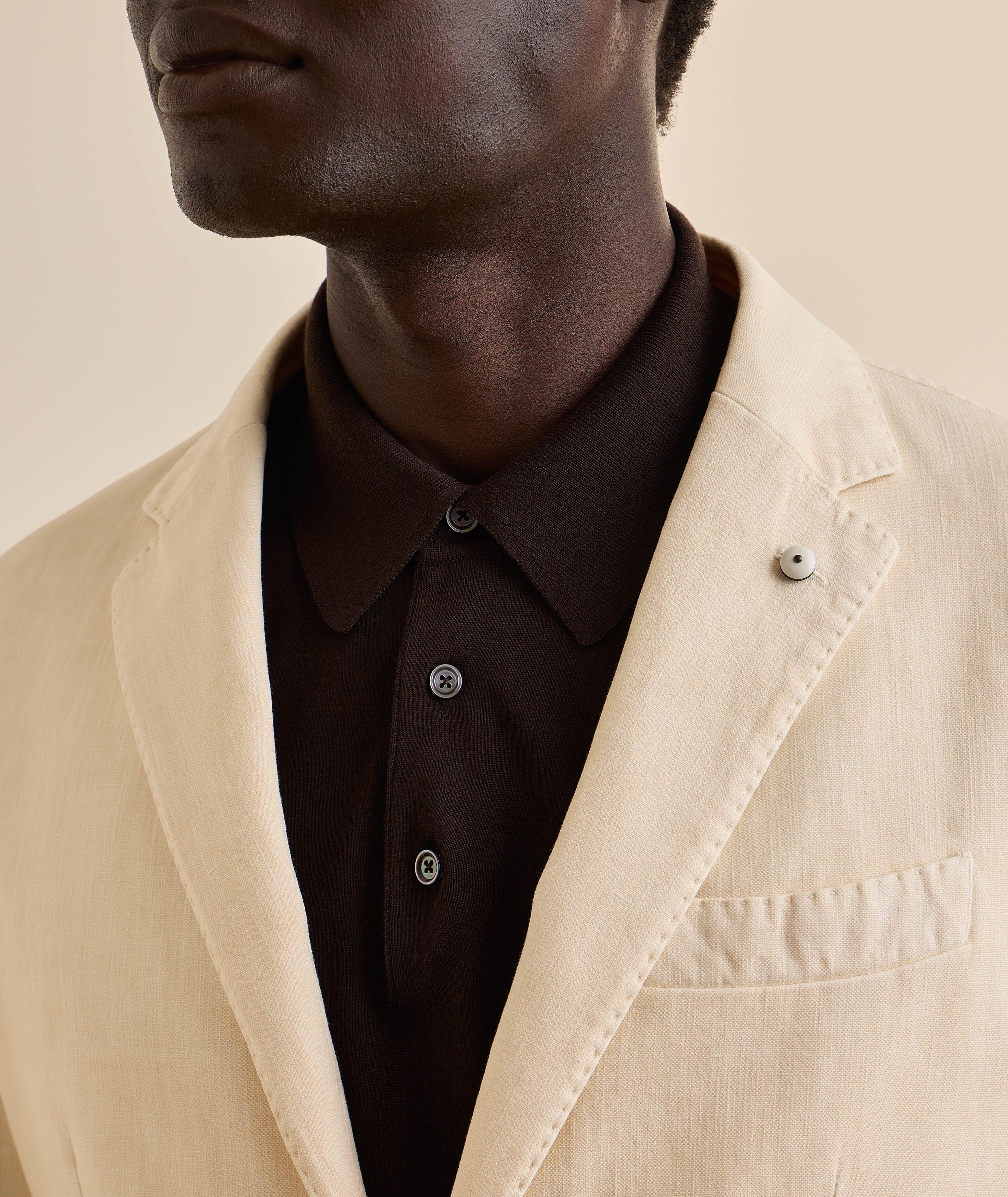Veston sport toile lin-coton image 3