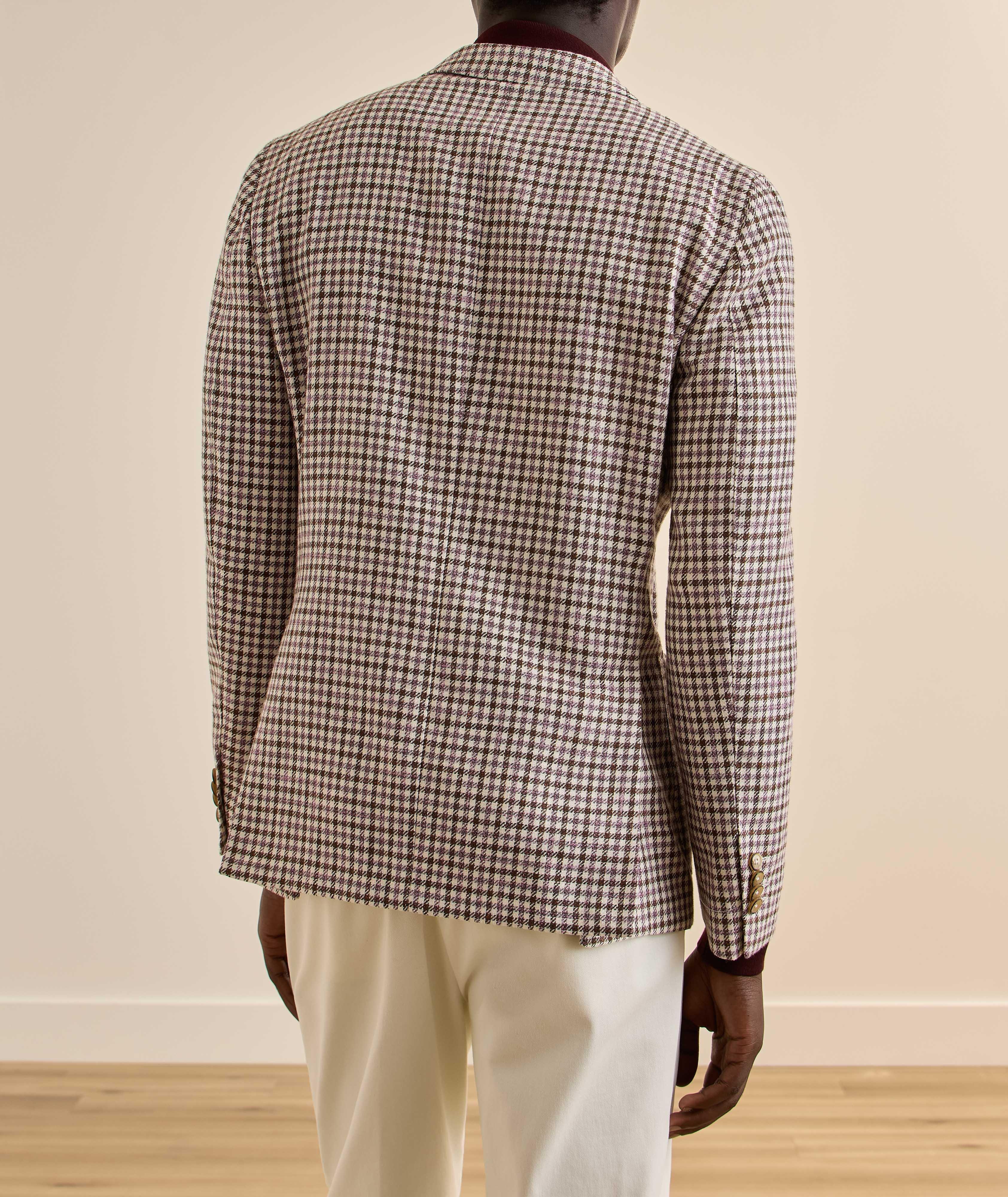 Veston sport coton-mélange quadrillé image 2