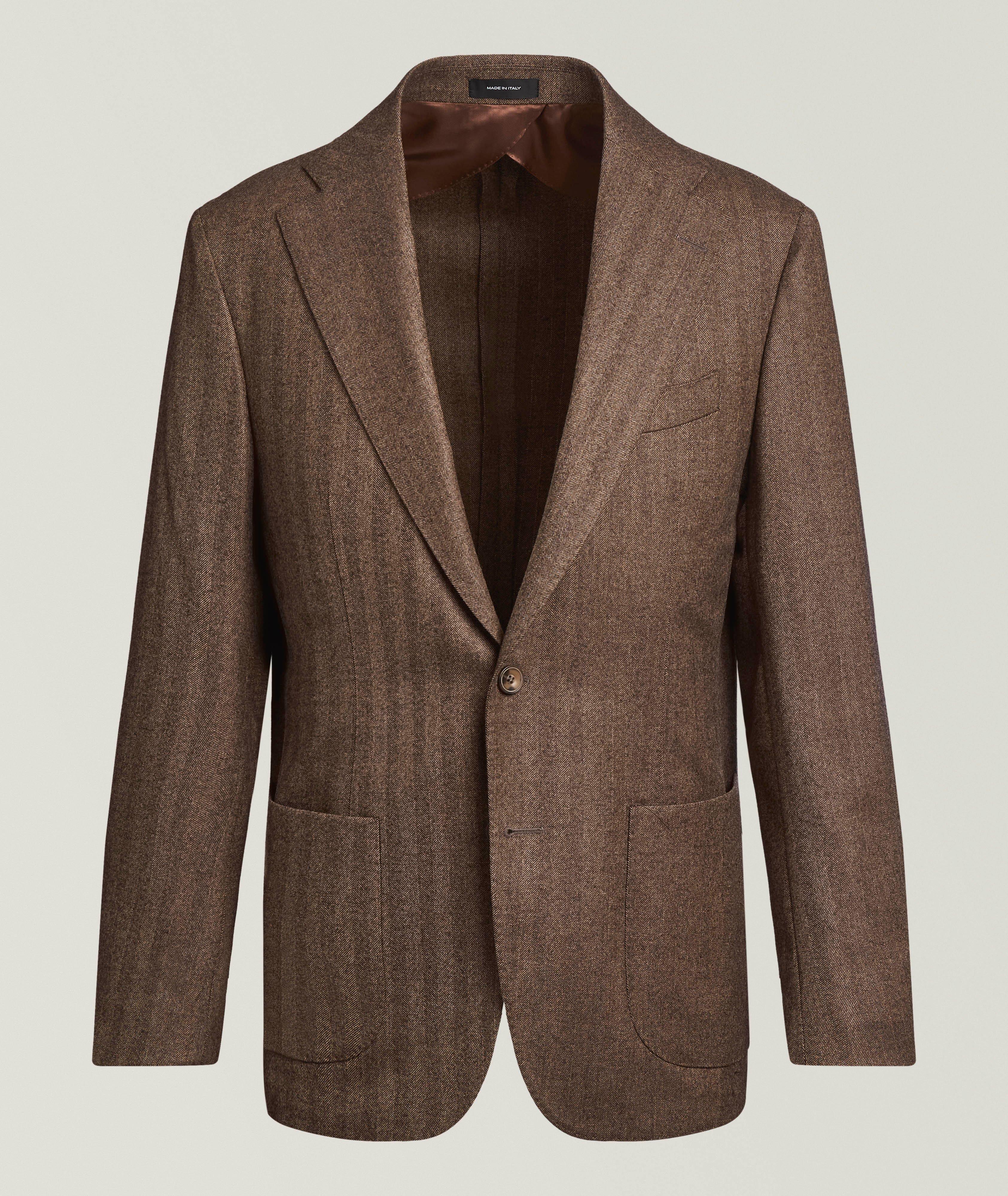 Harry Rosen Veston sport laine vierge chevrons Andrew