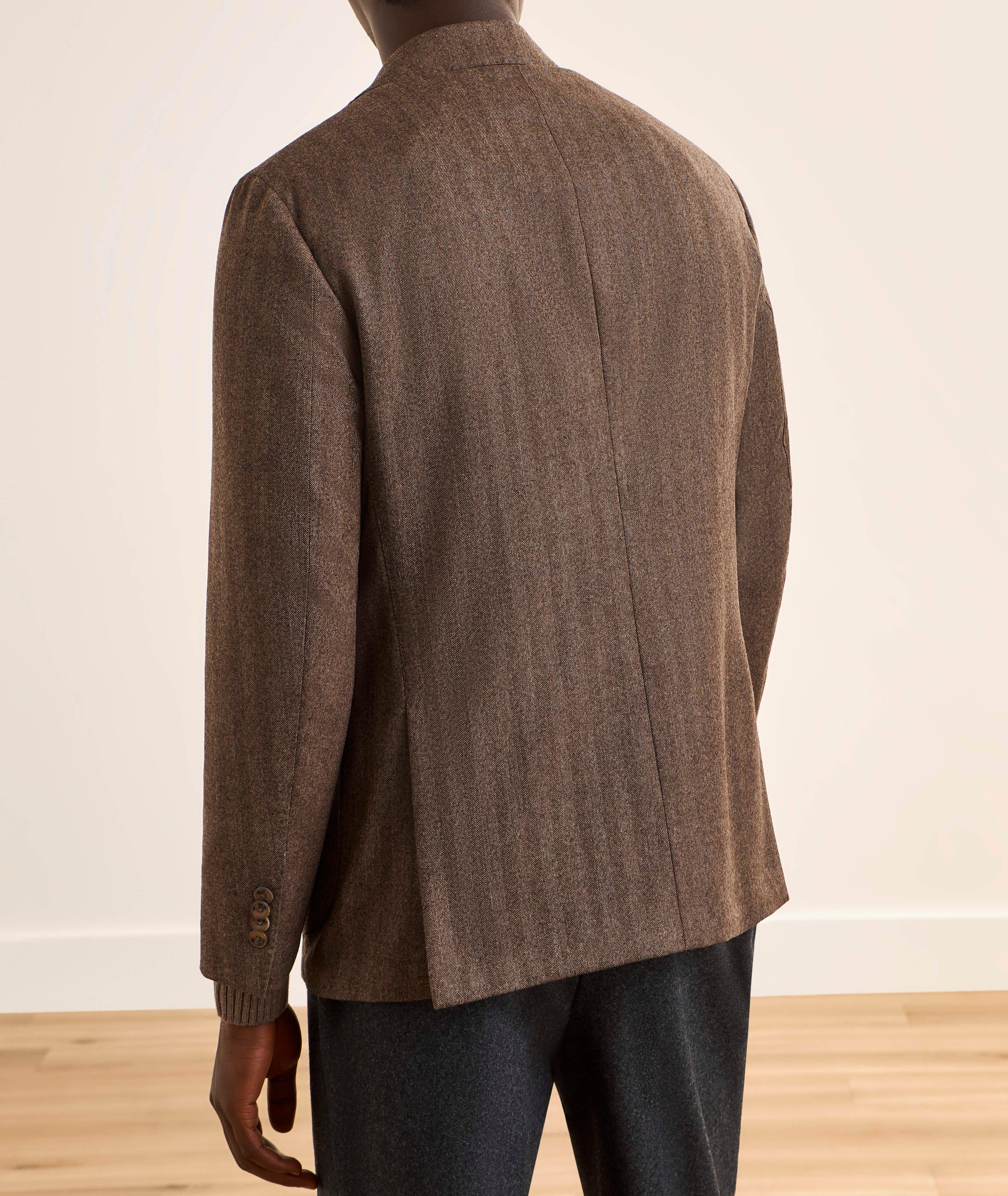 Veston sport laine vierge chevrons Andrew image 2