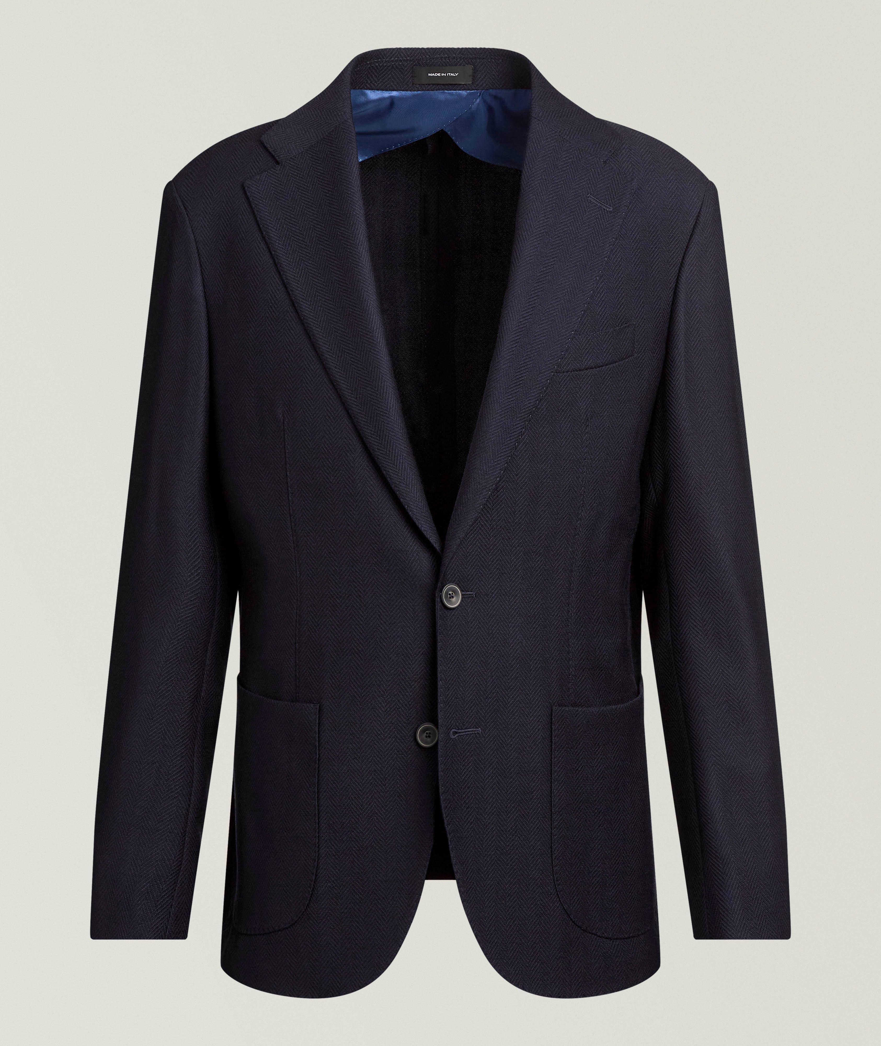 Harry Rosen Veston sport laine-mélange chevrons Andrew