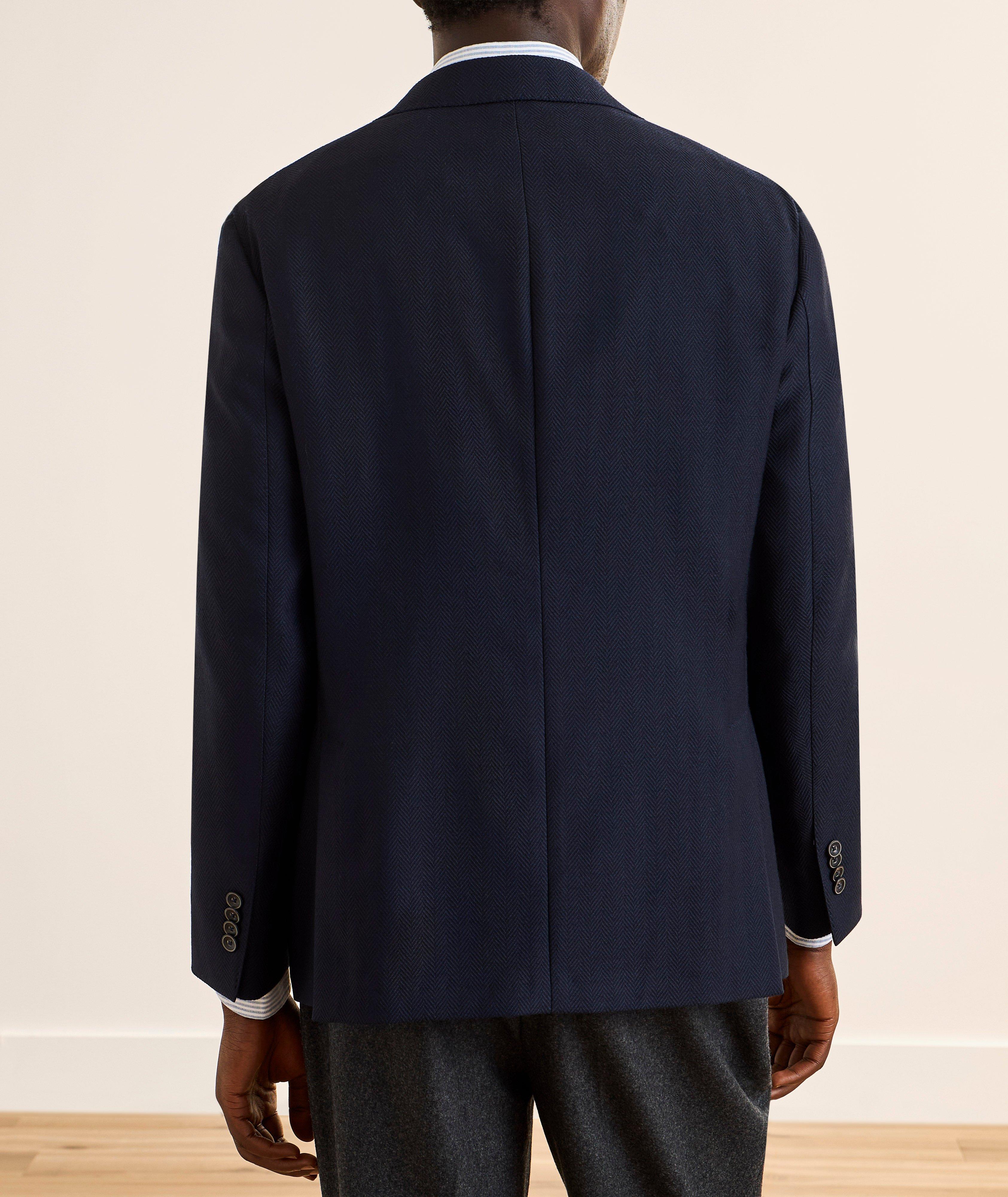 Veston sport laine-mélange chevrons Andrew image 2