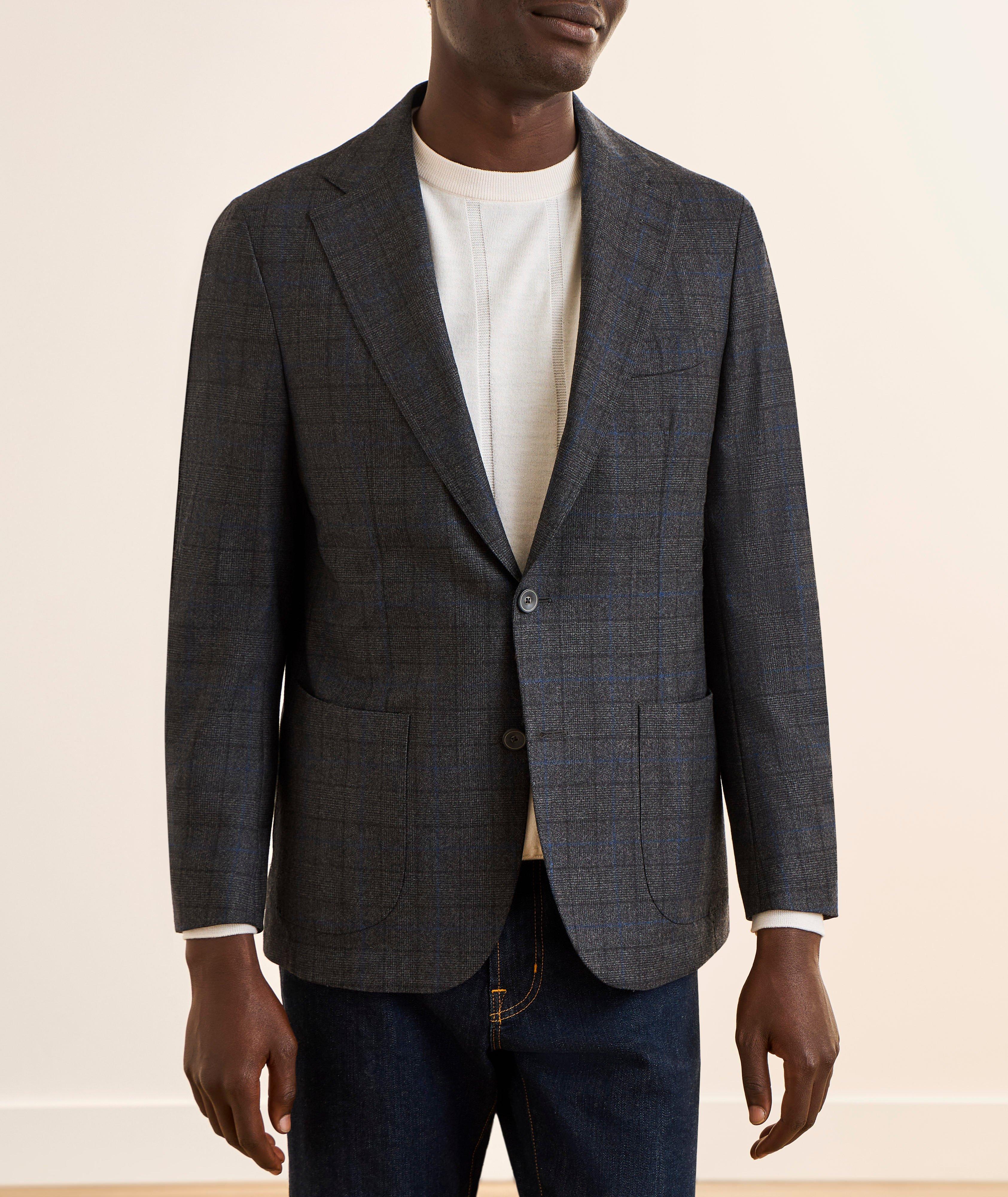 Veston sport laine-mélange quadrillé Andrew image 1