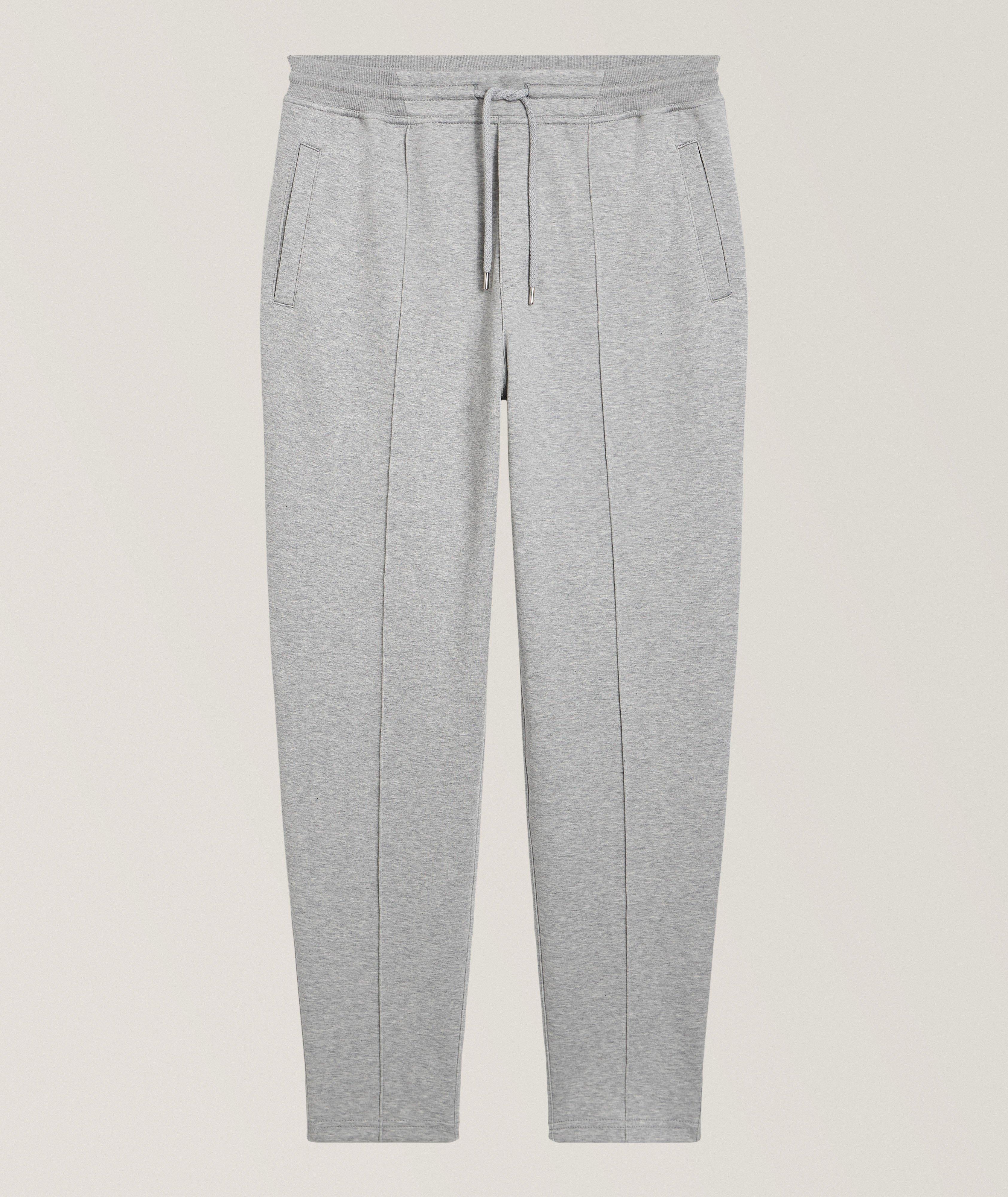 Brunello Cucinelli Pantalon De Survêtement Coton-Mélange En Gris | Taille Homme Moyen