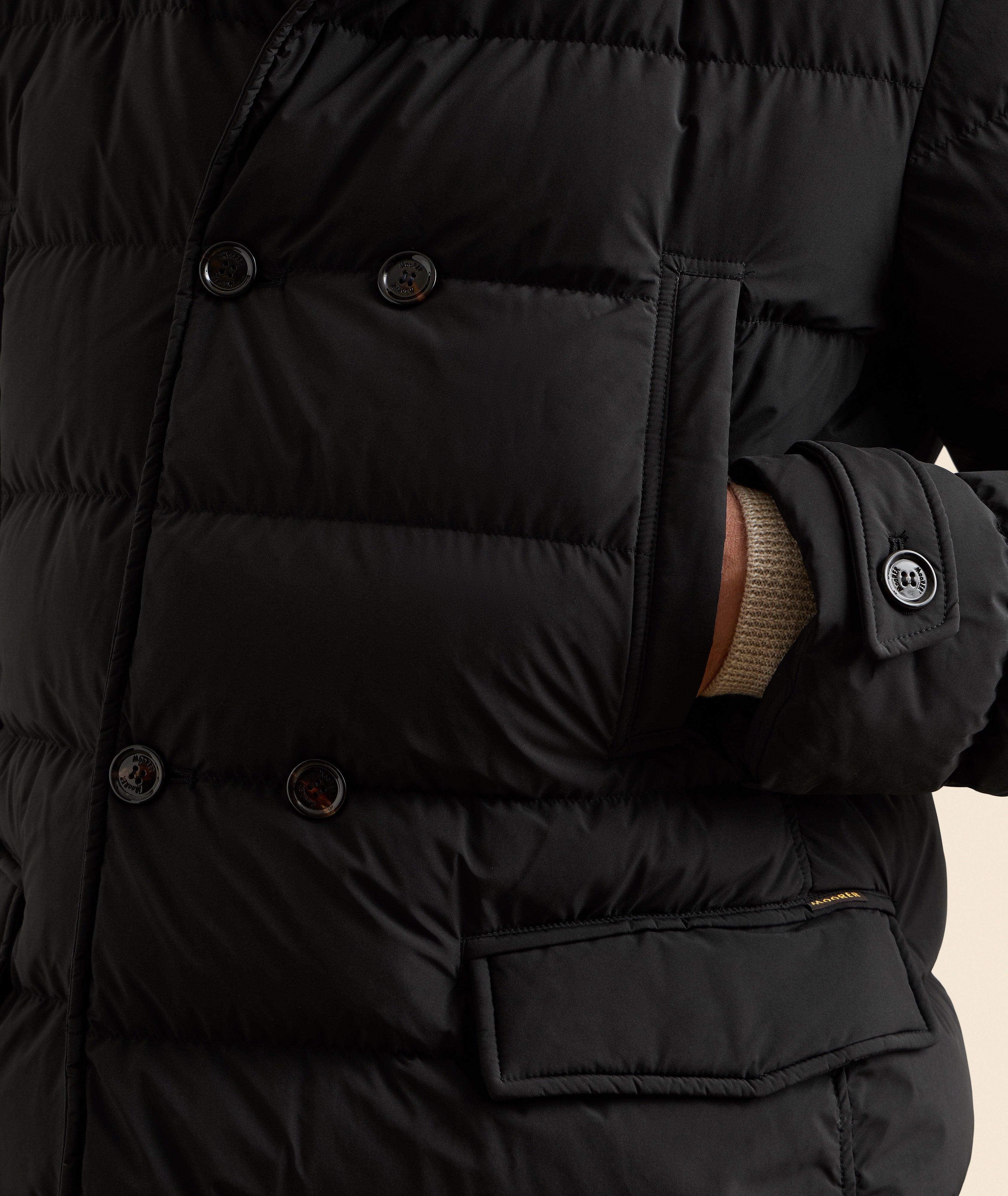 Parka matelassée bordure-fourrure double-boutonnage image 5