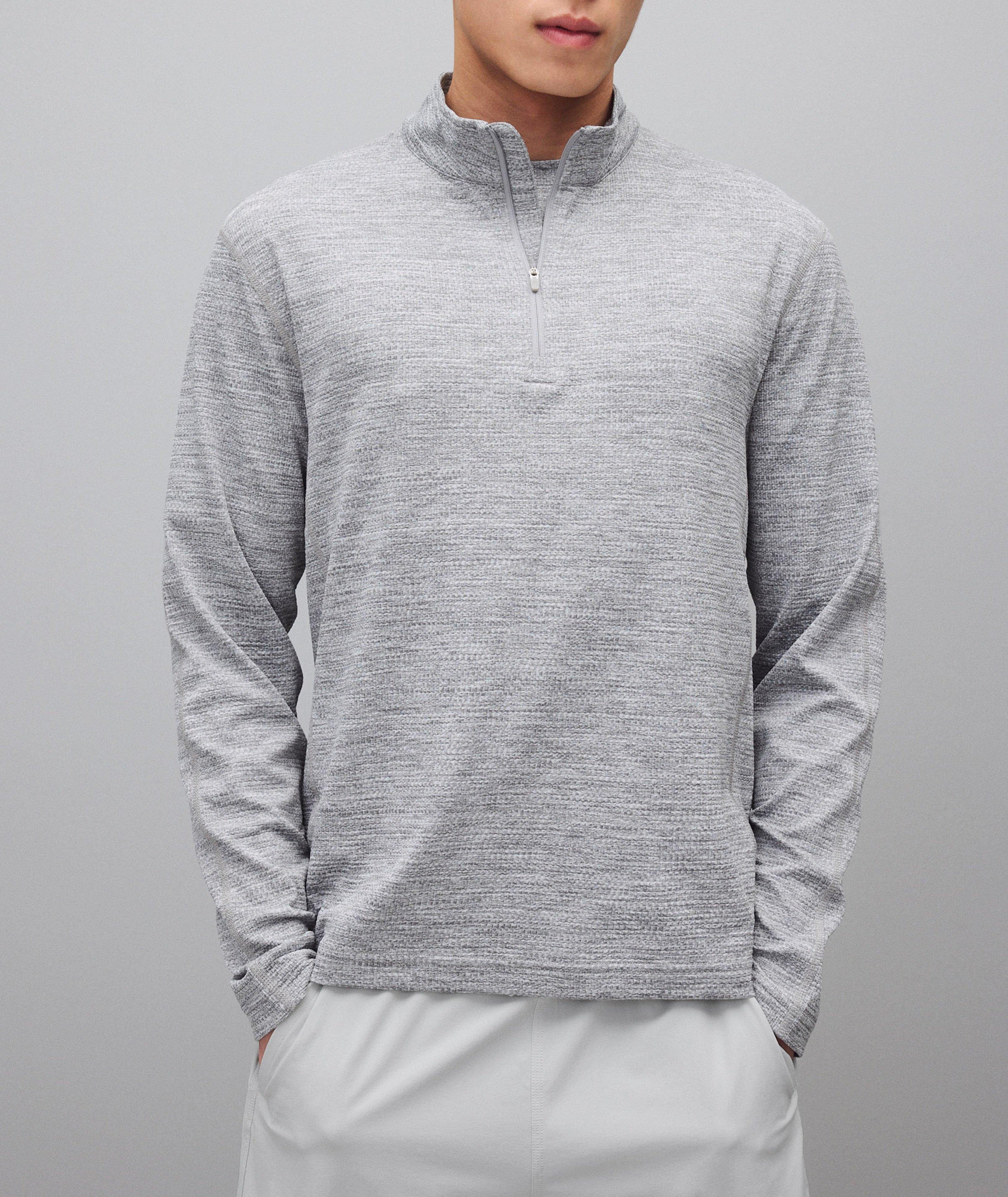 Standard-Fit Solotex Quarter-Zip Sweatshirt image 1