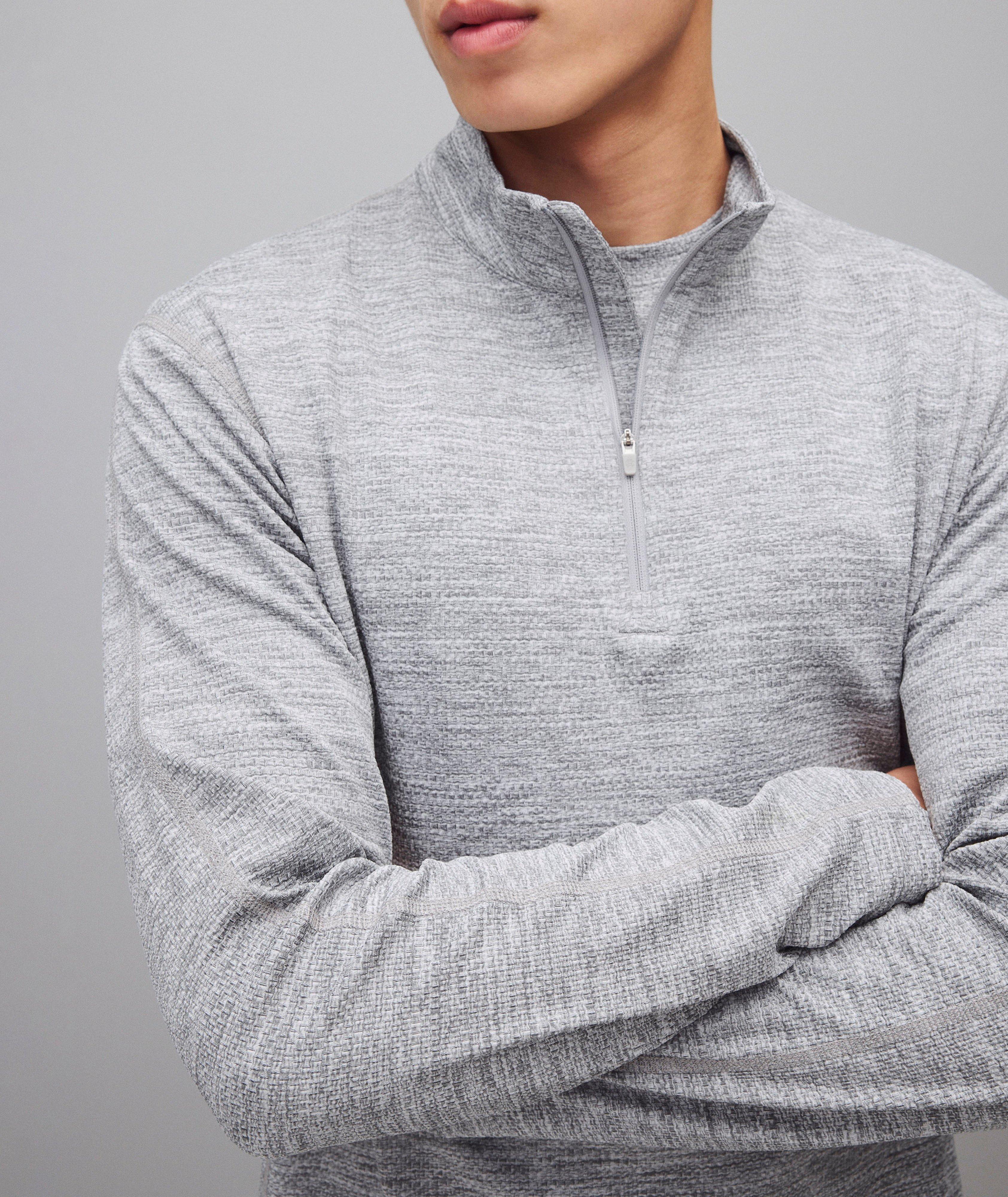 Standard-Fit Solotex Quarter-Zip Sweatshirt image 3