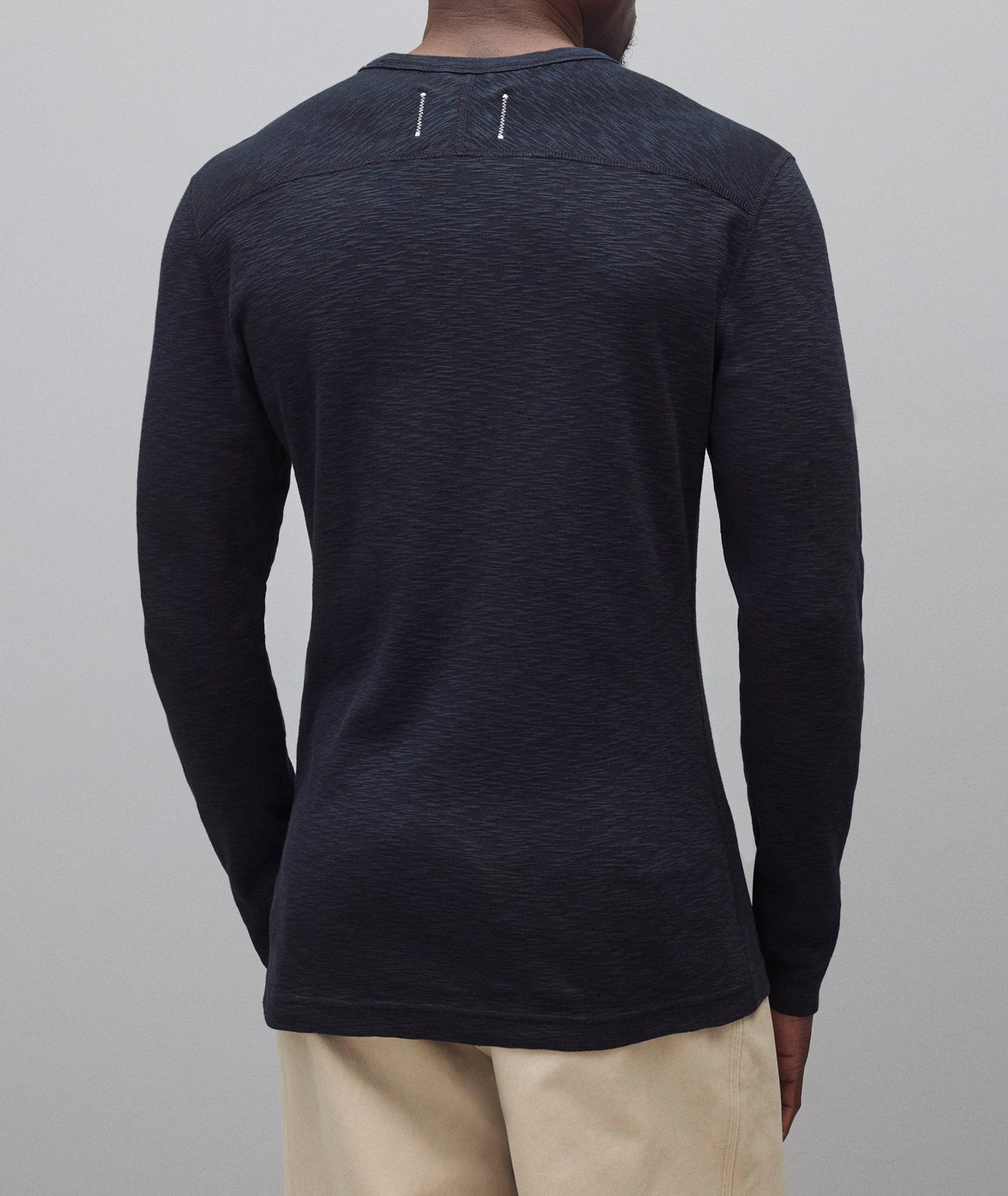 Slub Cotton Long-Sleeve T-Shirt  image 2
