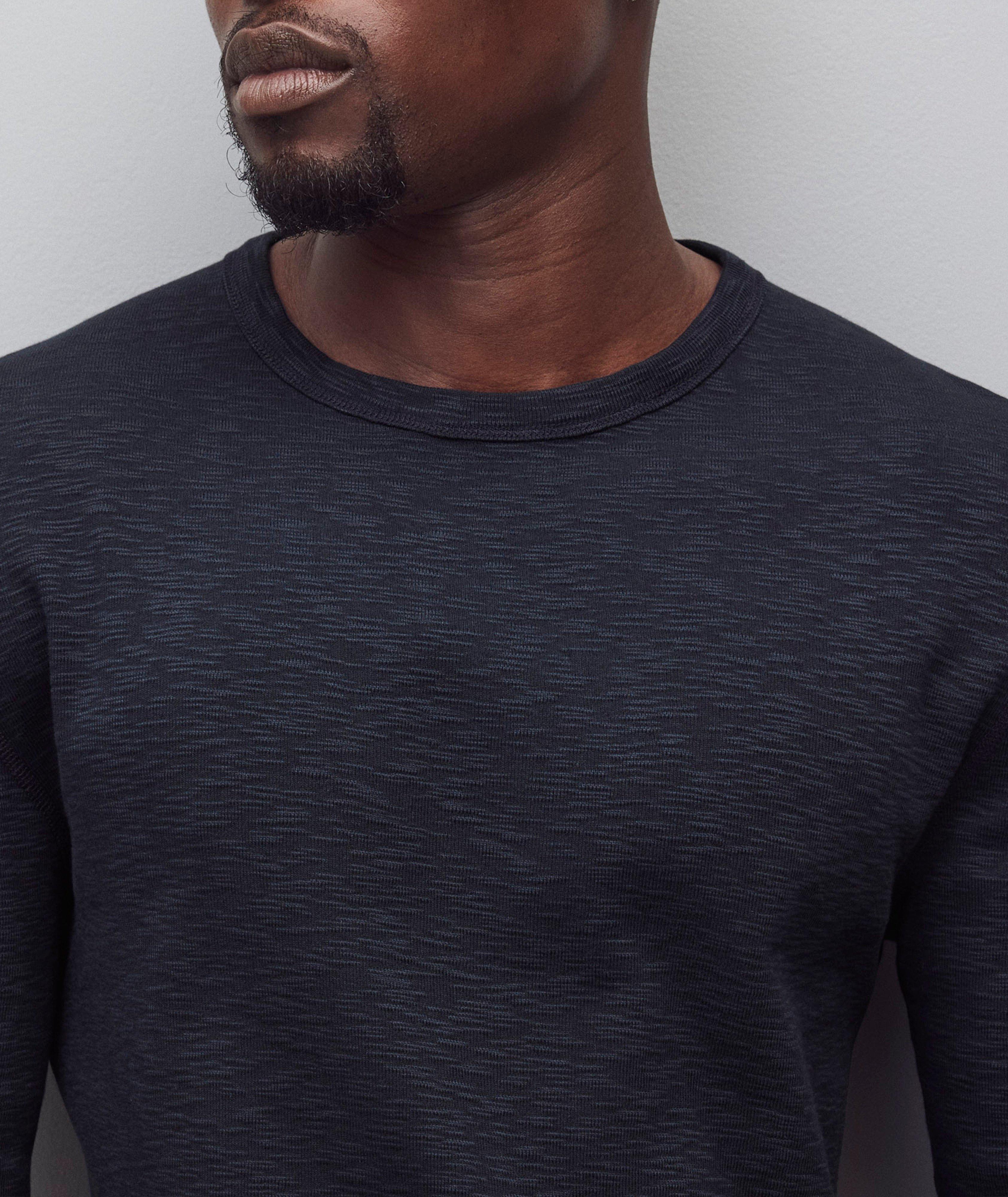 Slub Cotton Long-Sleeve T-Shirt  image 3
