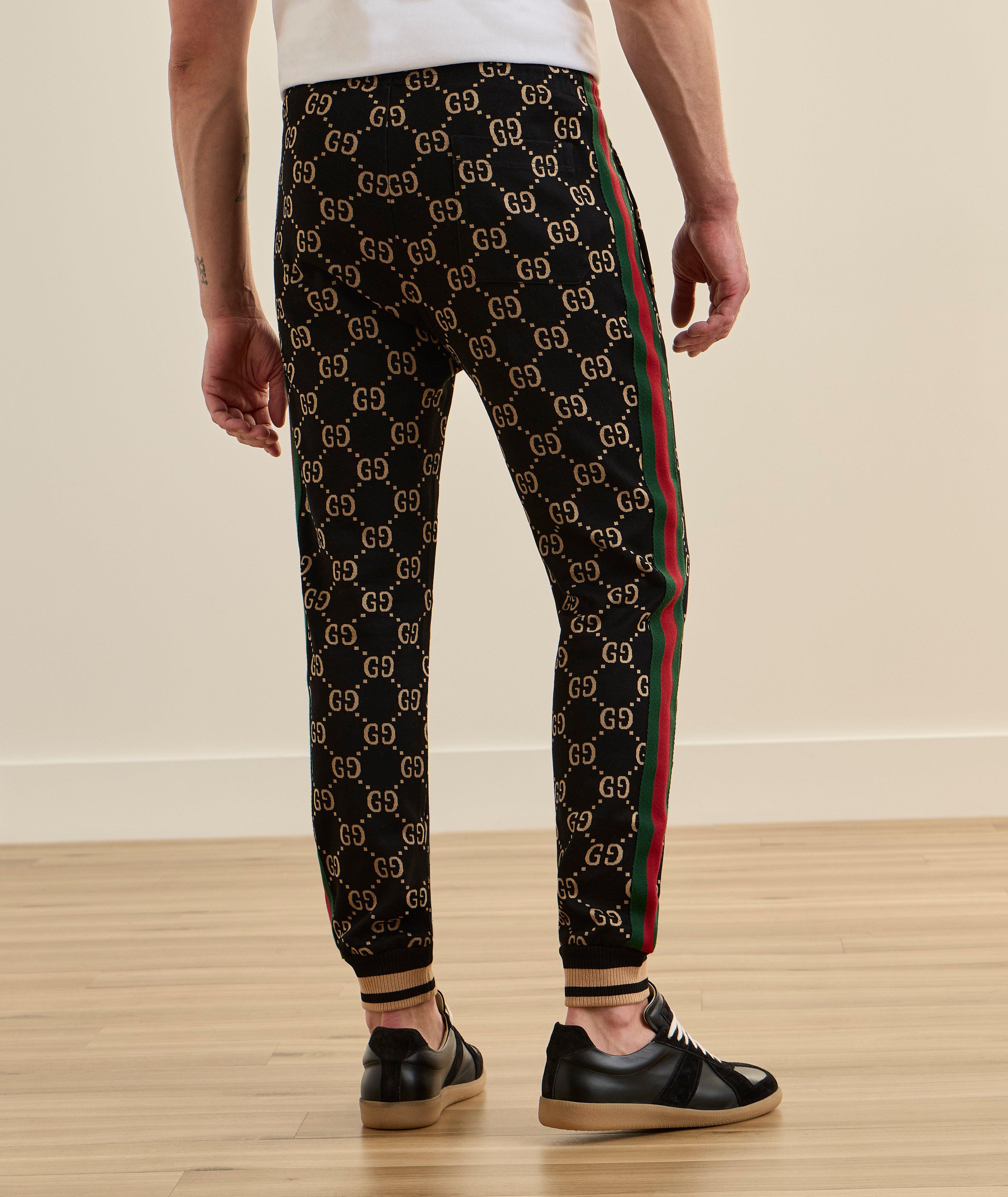 Pantalon de jogging coton-mélange monogramme image 2
